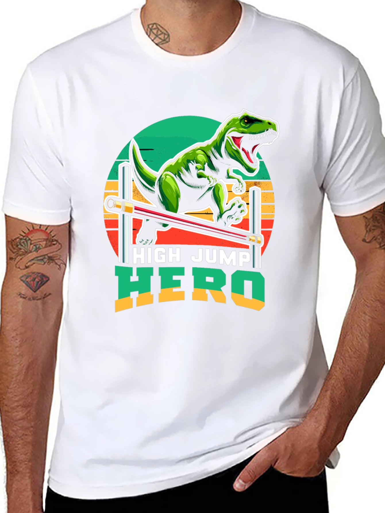 Dino High Jump Hero T-Shirt
