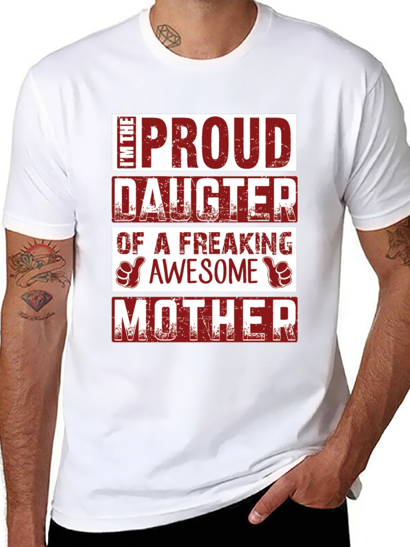 Proud Daughter of an Awesome Mother T-Shirt