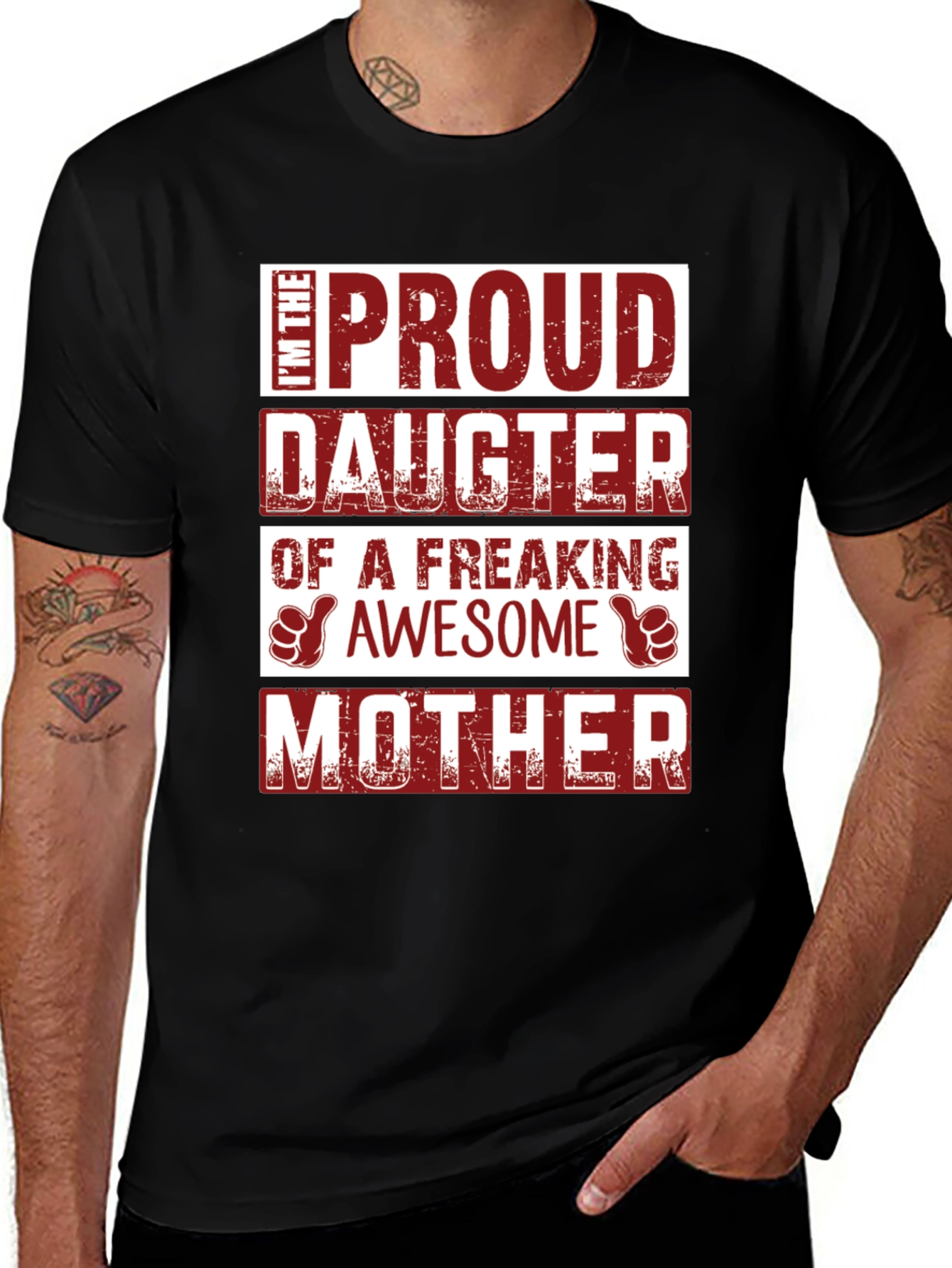 Proud Daughter of an Awesome Mother T-Shirt