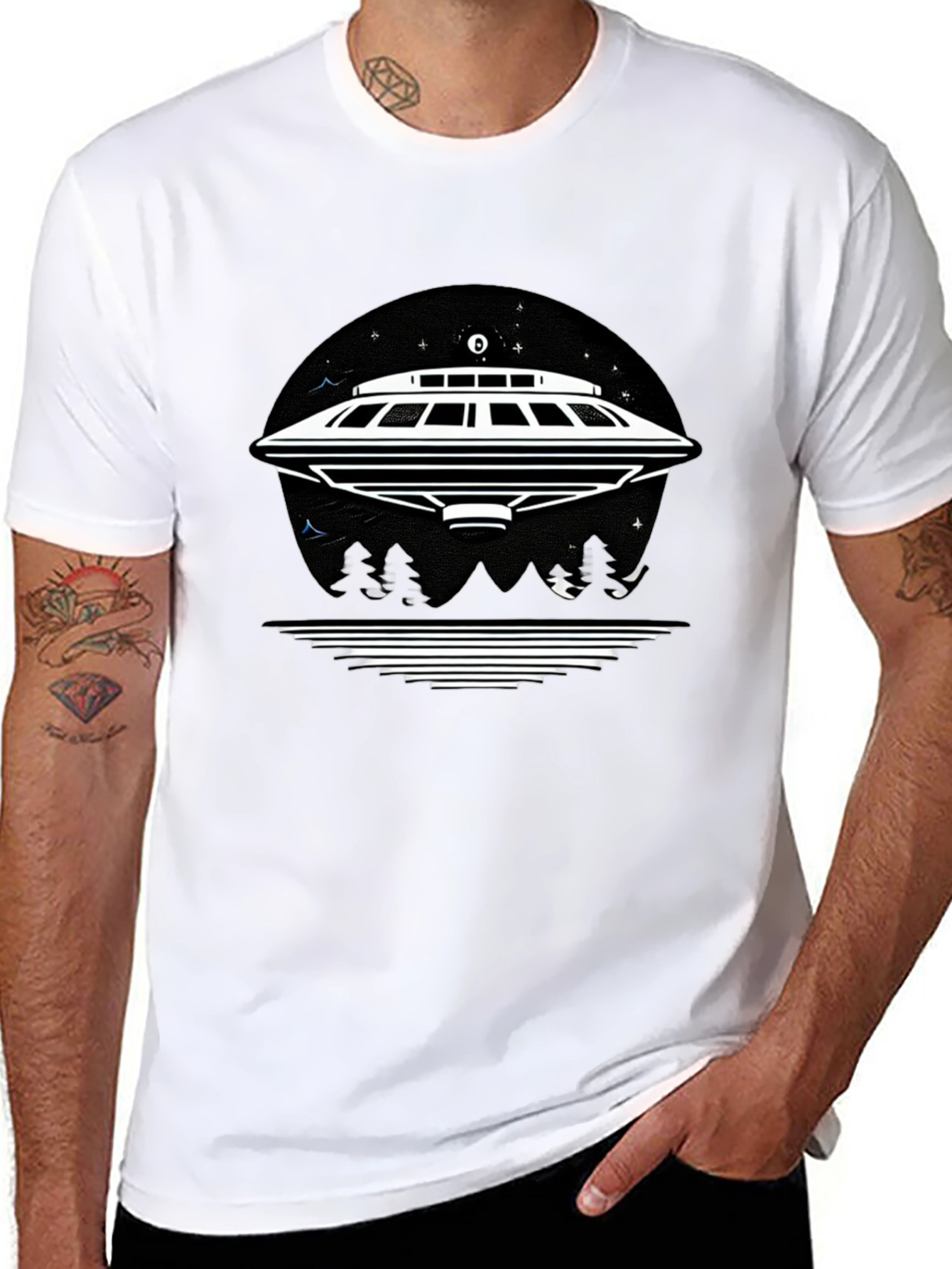 UFO Graphic T-Shirt