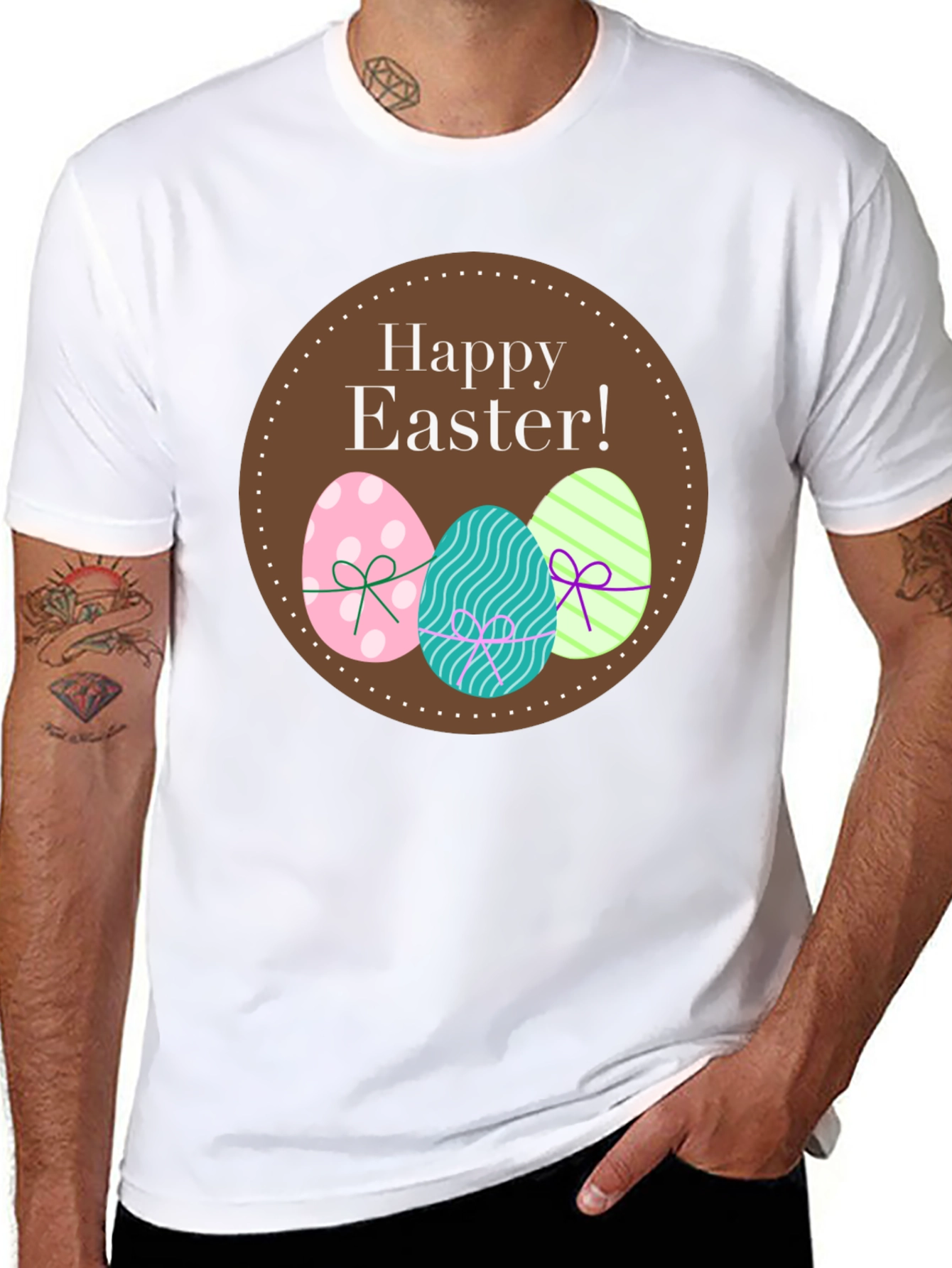Happy Easter Eggs Graphic T-Shirt