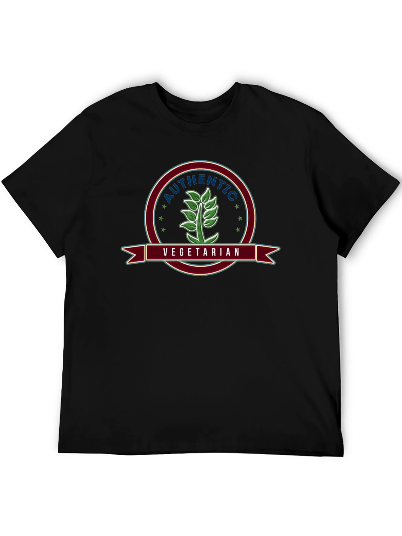 Authentic Vegetarian Graphic T-Shirt