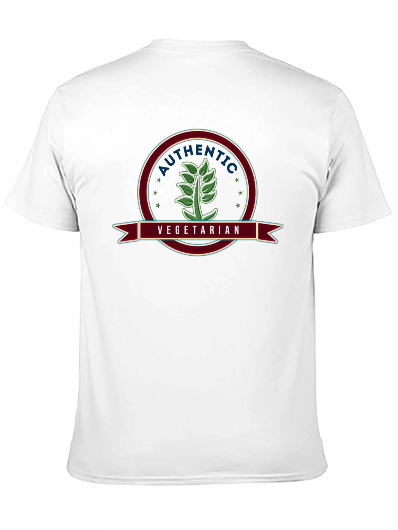 Authentic Vegetarian Graphic T-Shirt
