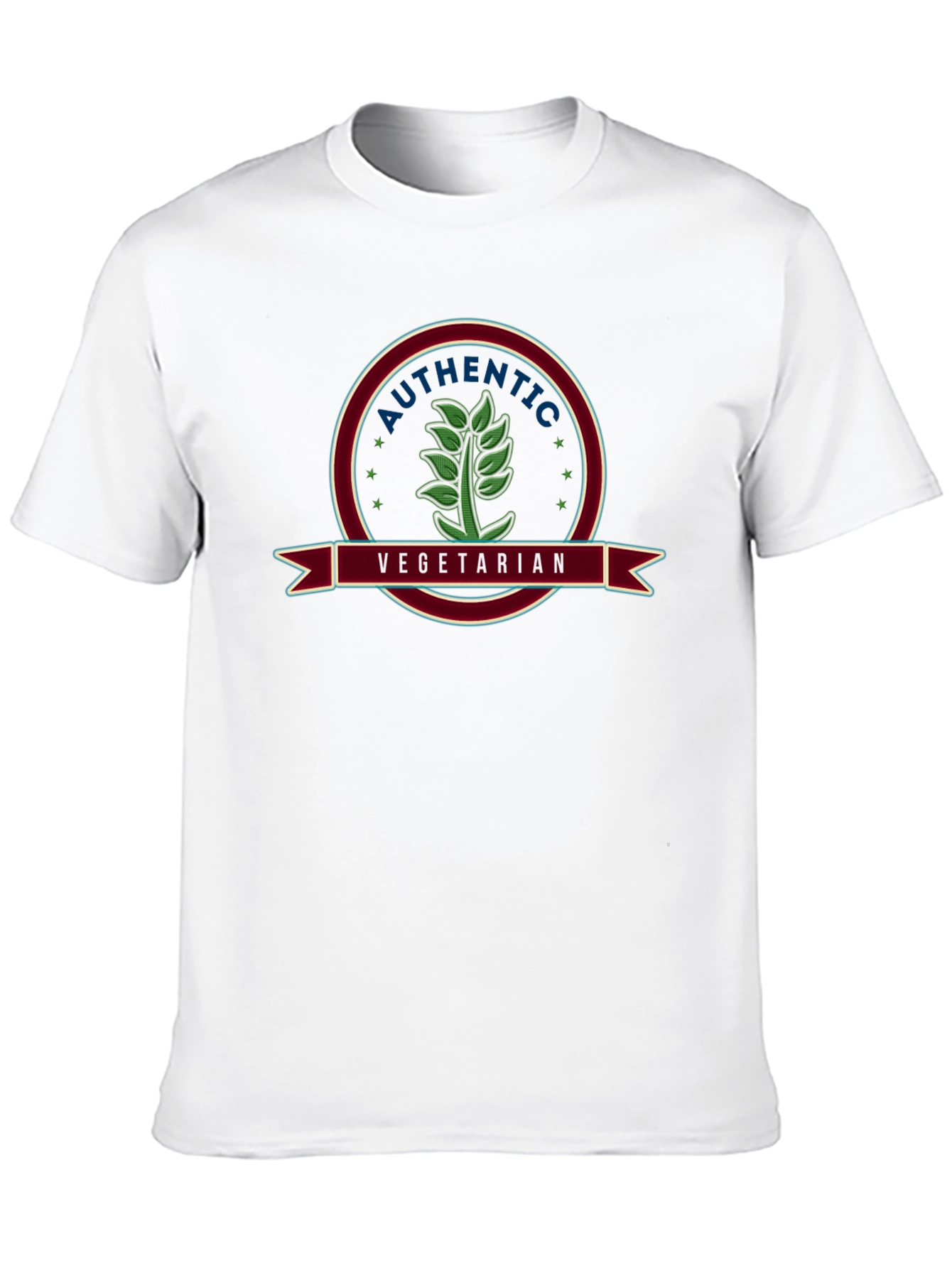 Authentic Vegetarian Graphic T-Shirt