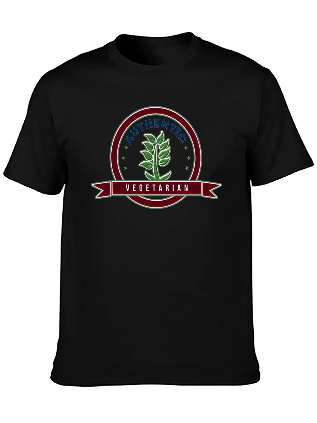 Authentic Vegetarian Graphic T-Shirt