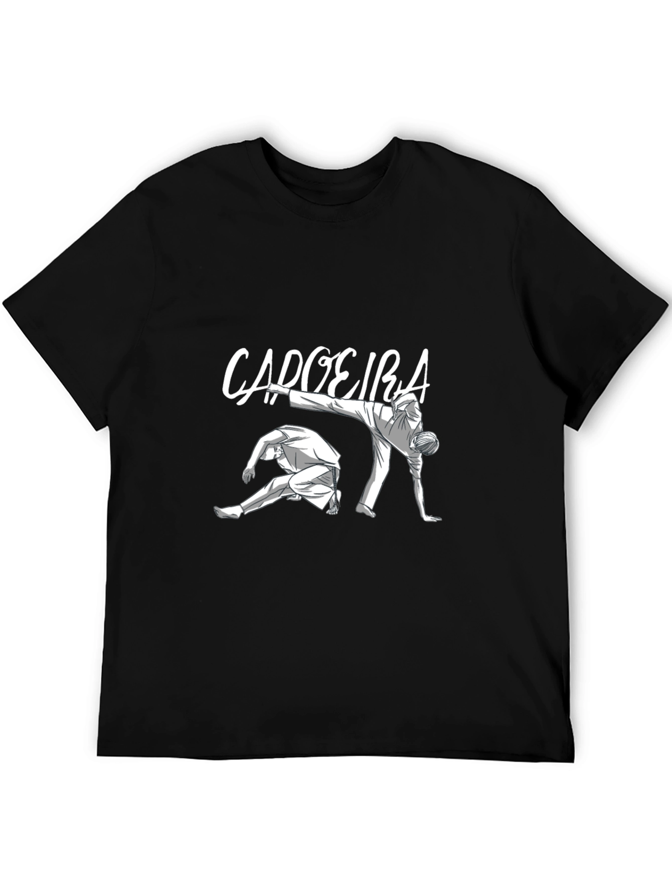 Capoeira Black Graphic T-Shirt