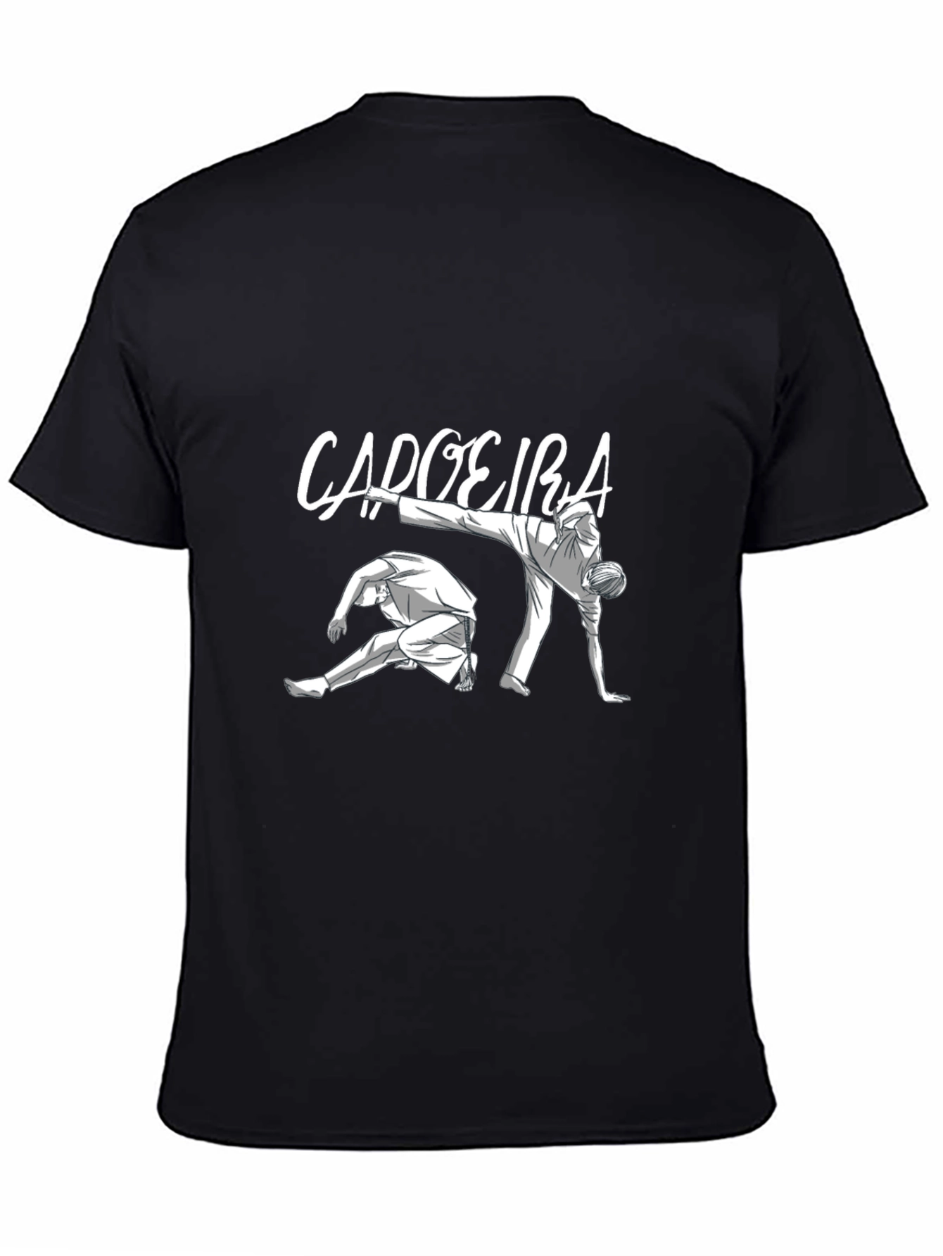 Capoeira Black Graphic T-Shirt