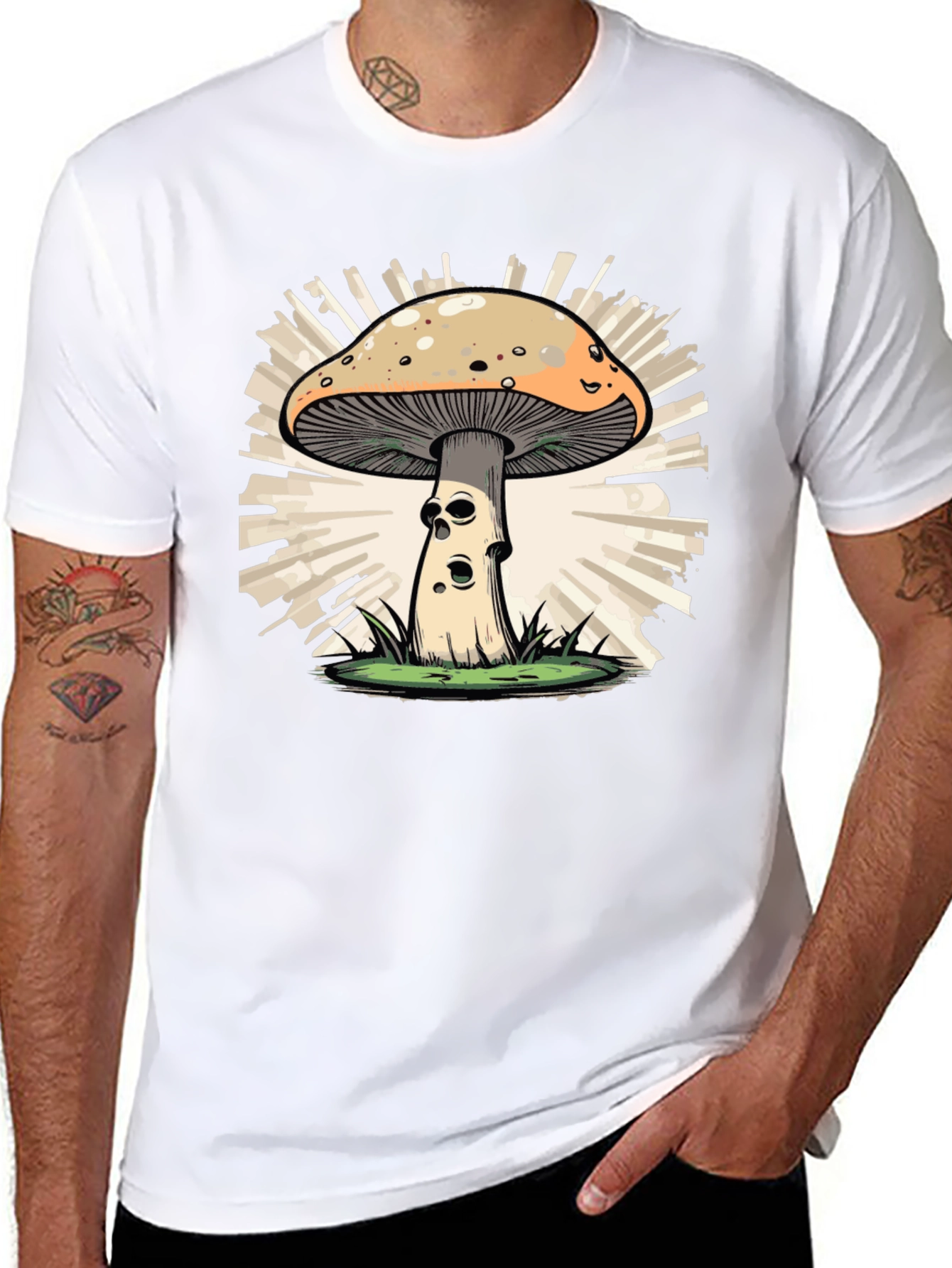 Mushroom T-Shirt: Funky Fungi Graphic Tee