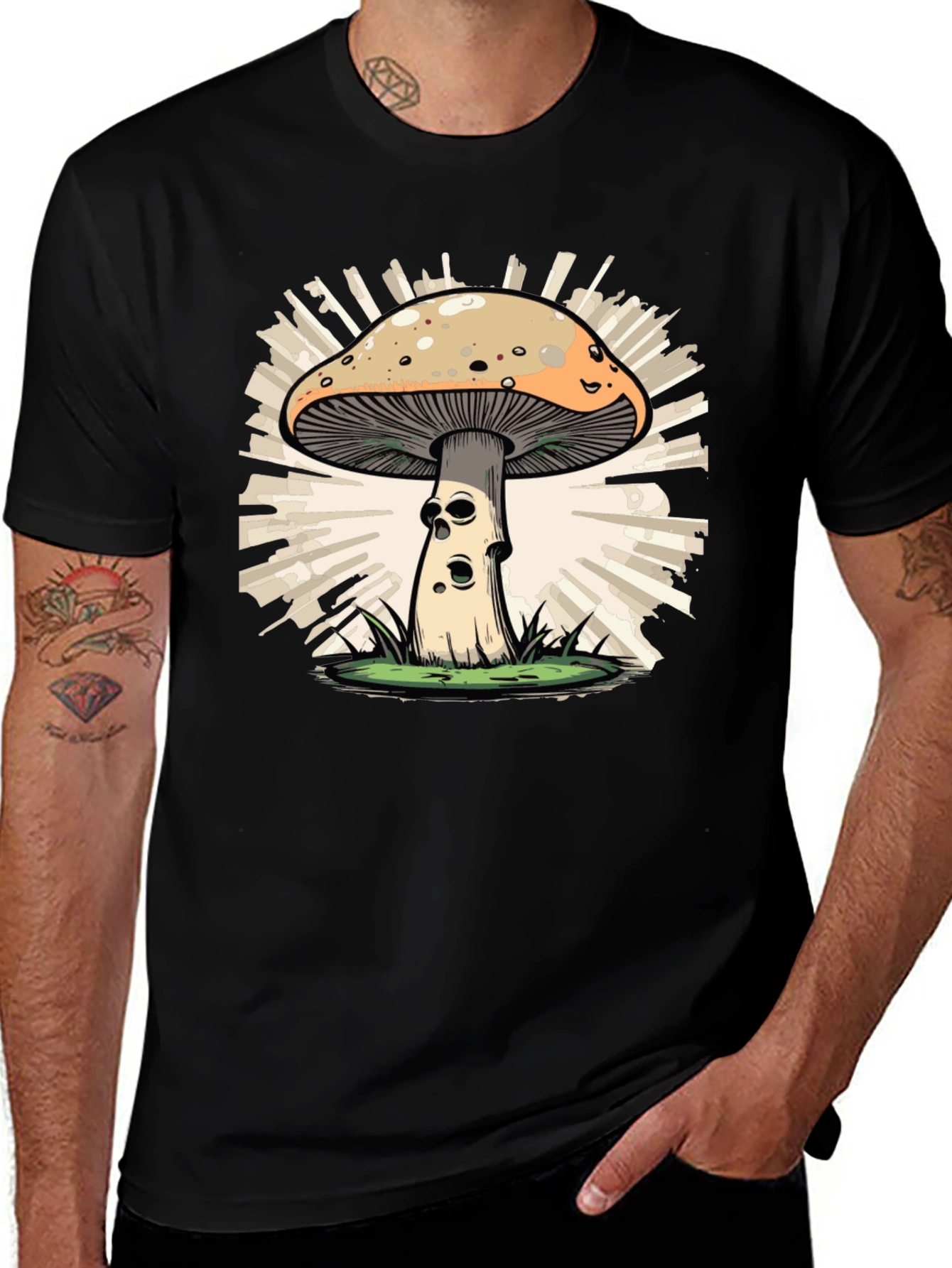 Mushroom T-Shirt: Funky Fungi Graphic Tee