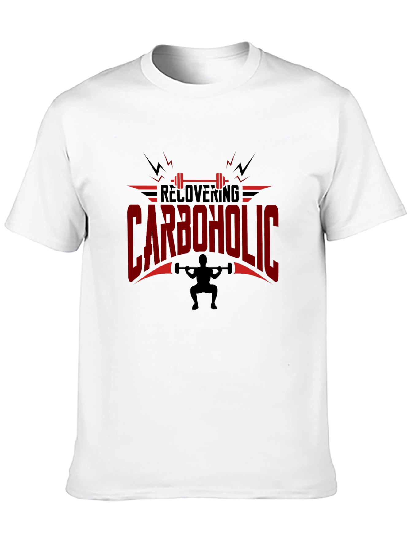Recovering Carboholic Gym T-Shirt