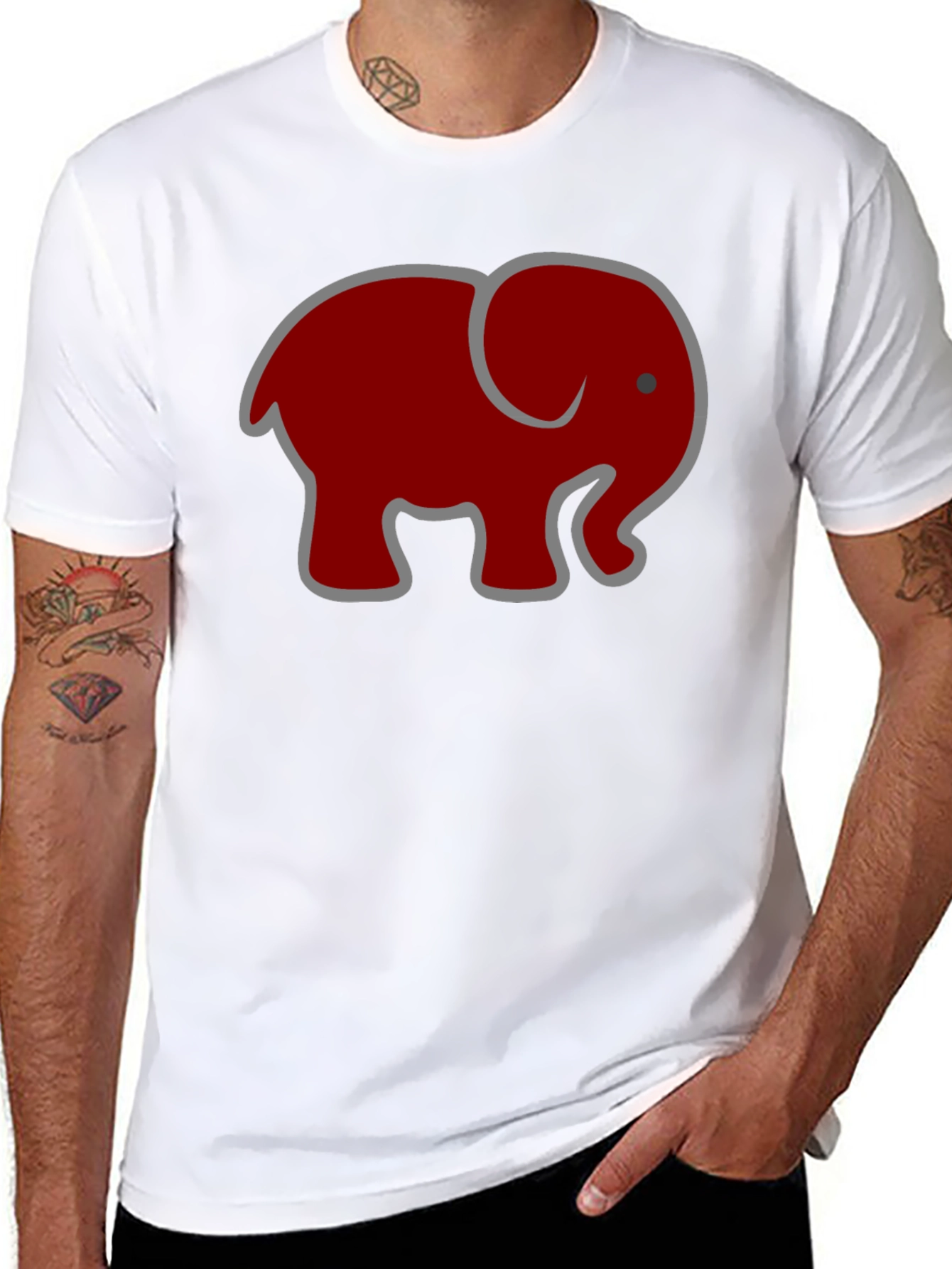 Elephant Graphic Tee - Stylish and Comfortable