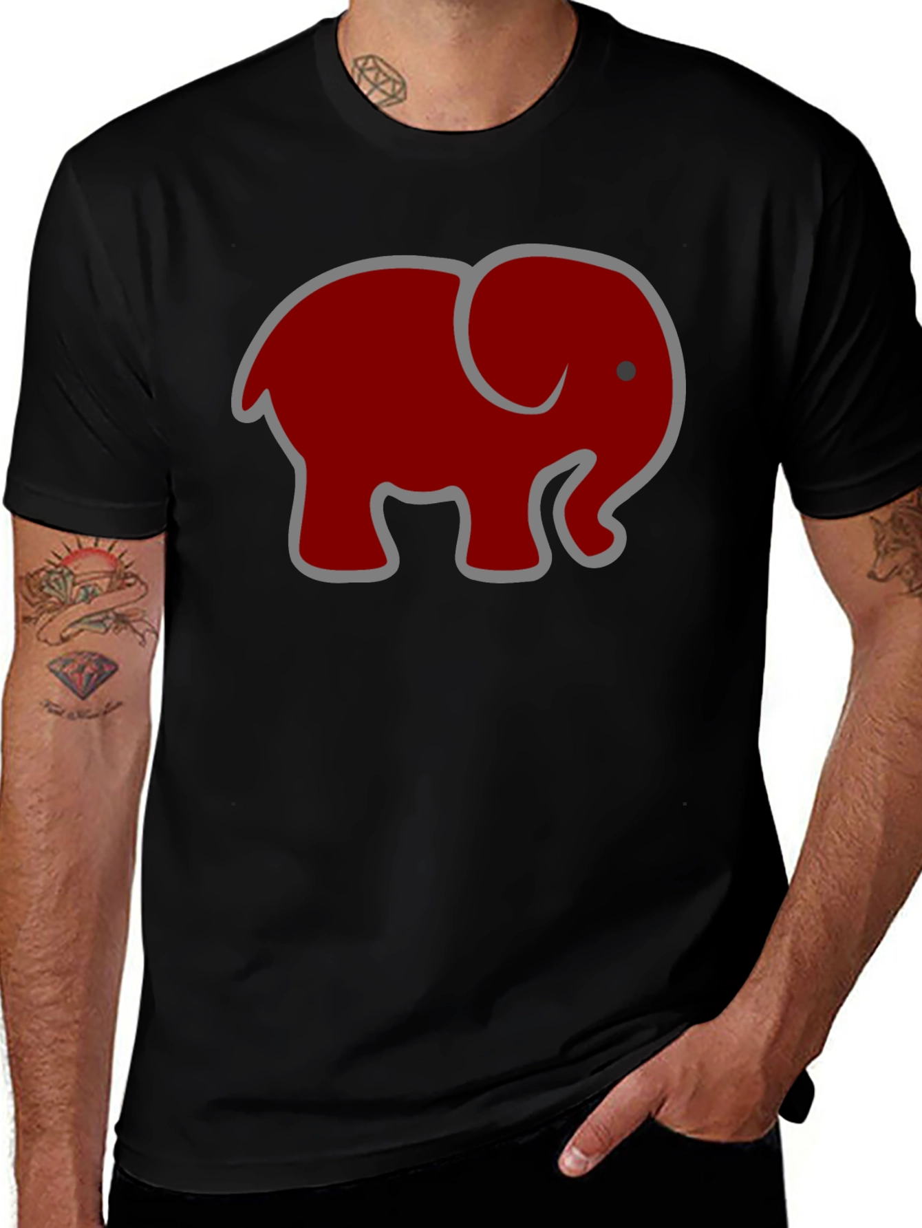 Elephant Graphic Tee - Stylish and Comfortable