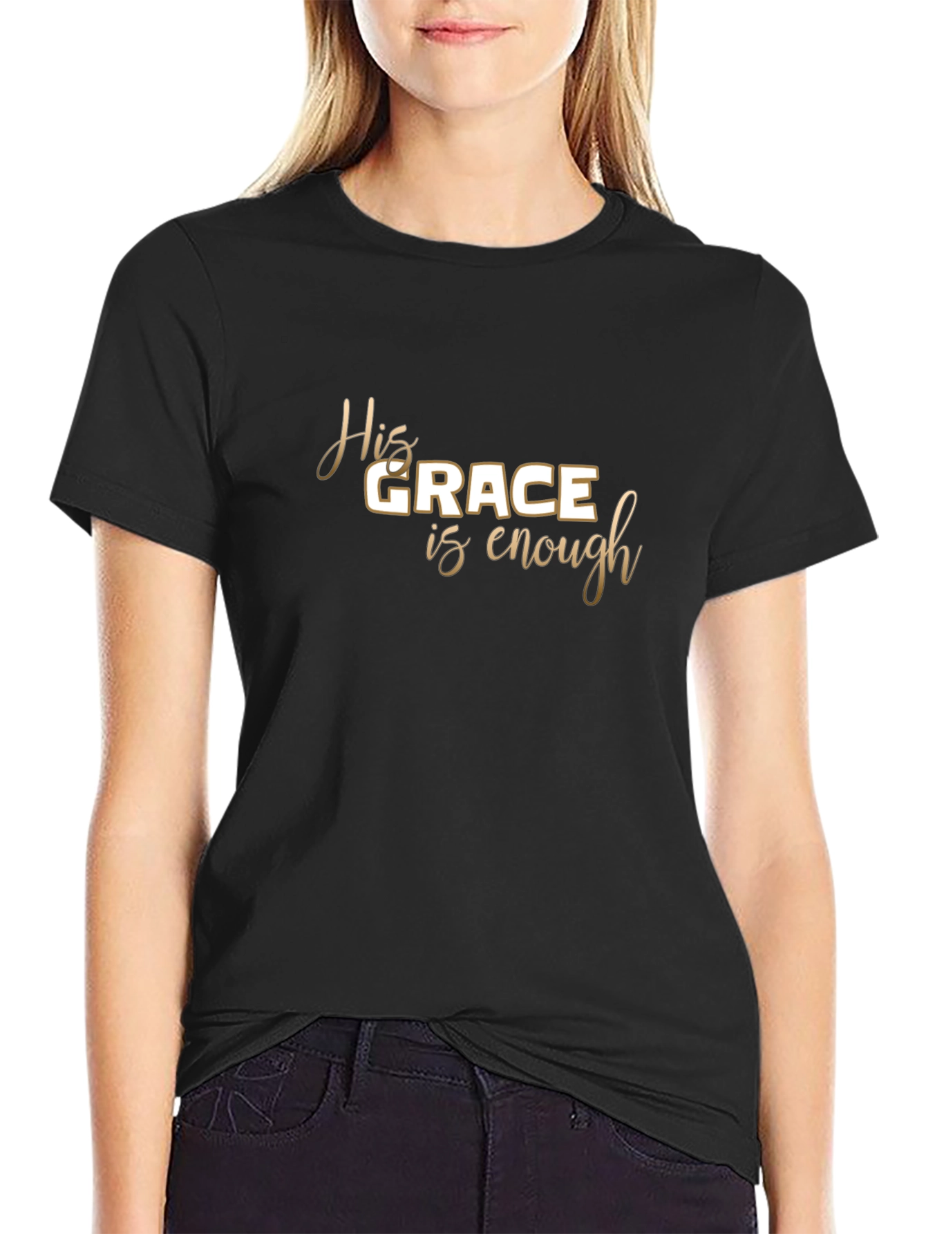 His Grace is Enough - Christian T-Shirt