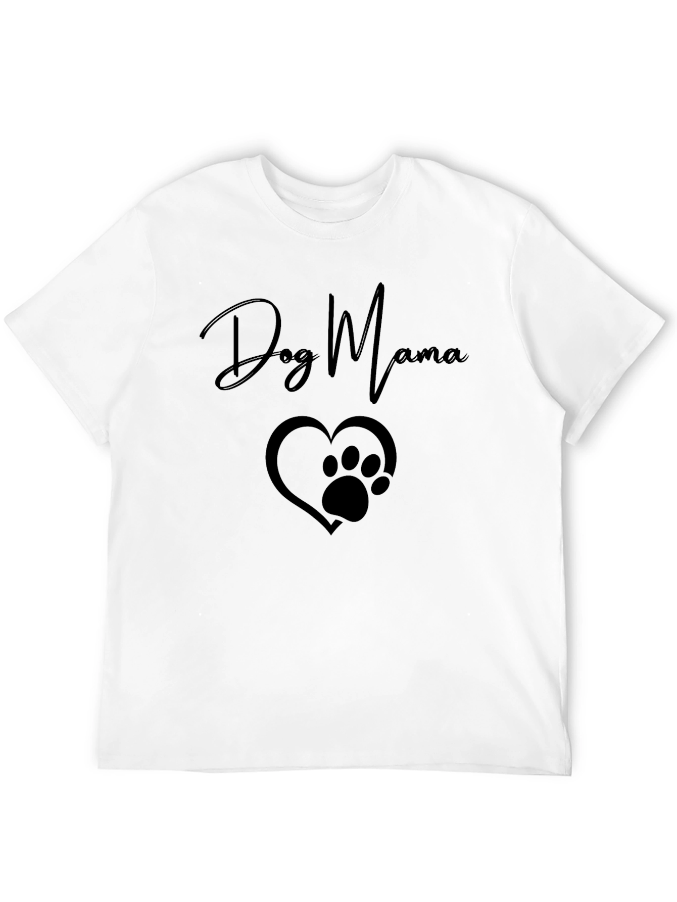 Dog Mama Black T-Shirt