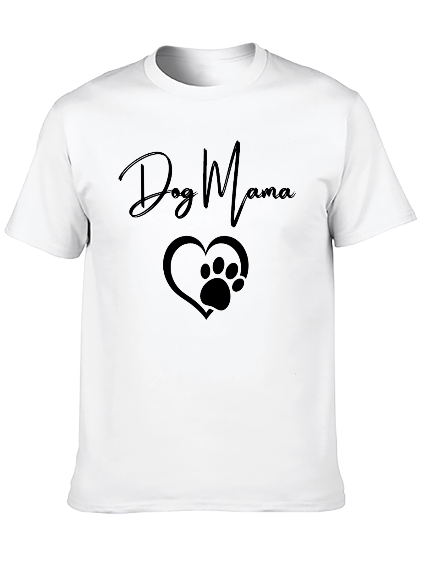 Dog Mama Black T-Shirt