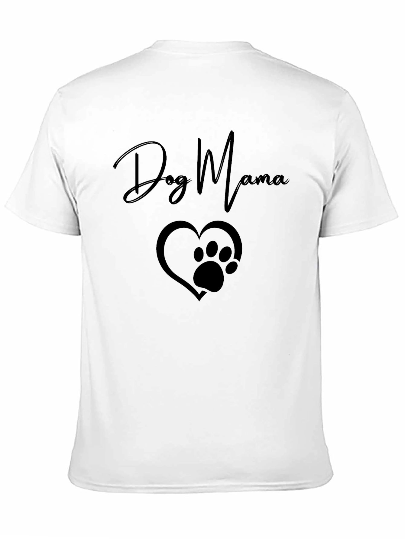Dog Mama Black T-Shirt