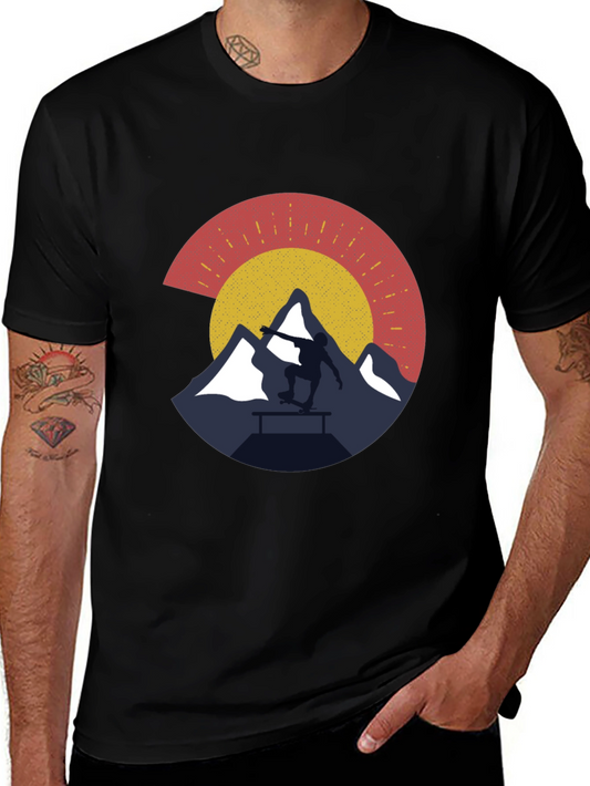 Colorado Skateboarder Graphic Tee - Mens Black T-Shirt
