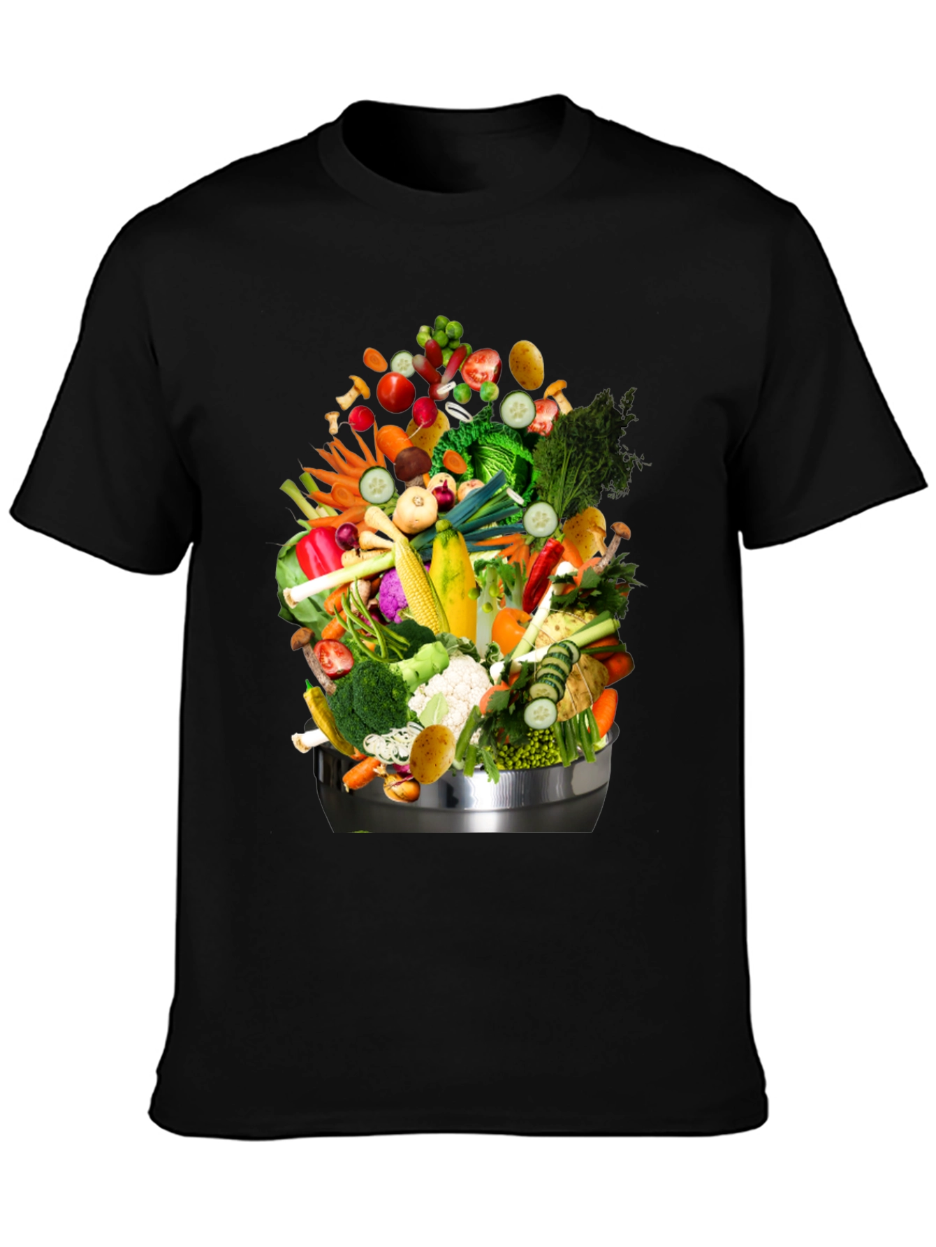 Vegetable Medley Graphic Tee - Fresh & Fun!