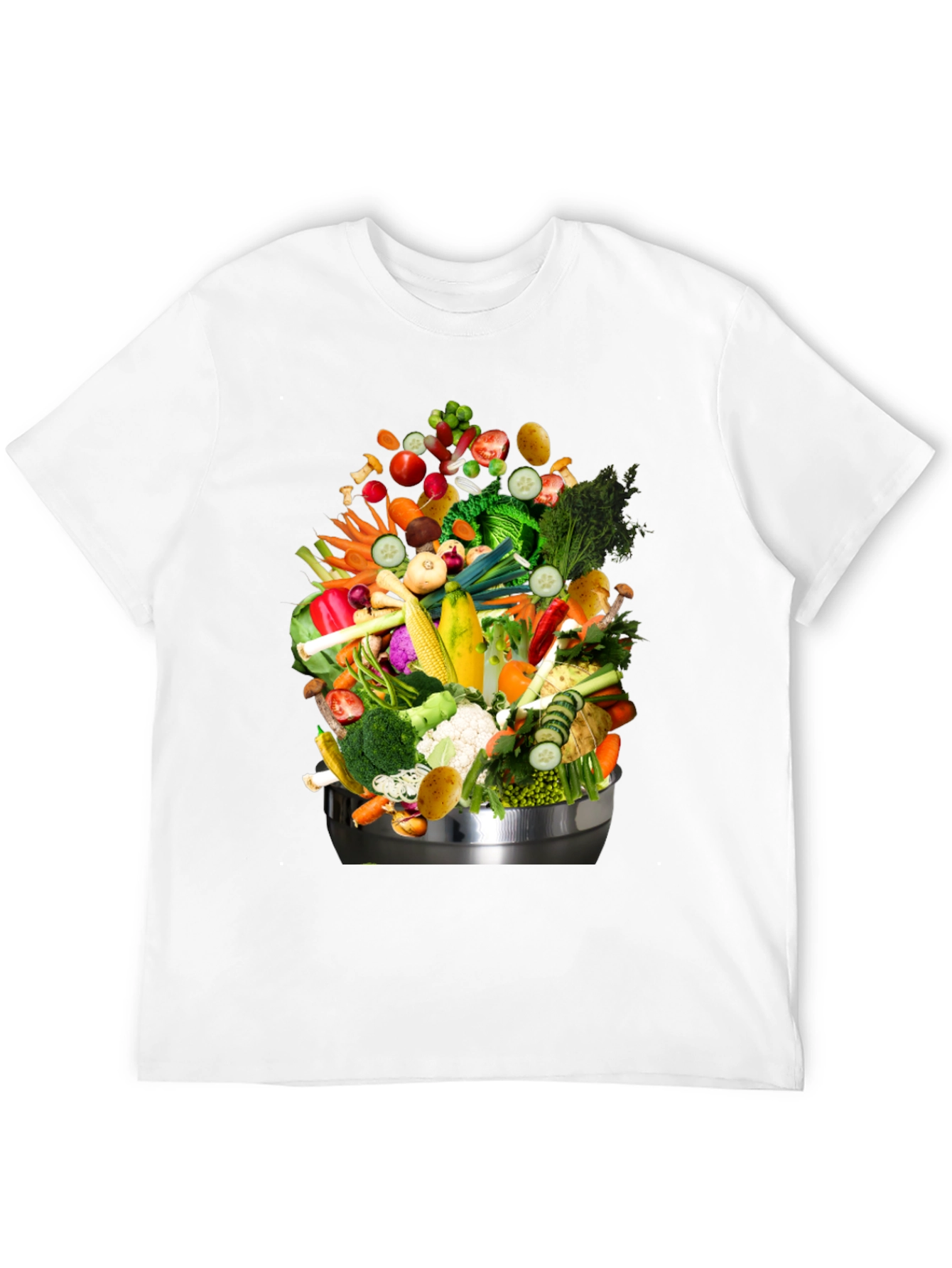 Vegetable Medley Graphic Tee - Fresh & Fun!