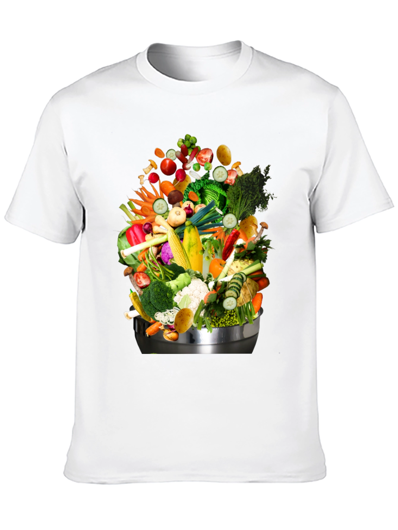 Vegetable Medley Graphic Tee - Fresh & Fun!