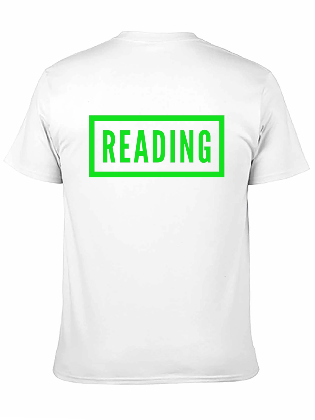 Reading T-Shirt - Black with Green Graphic Novelty Tee