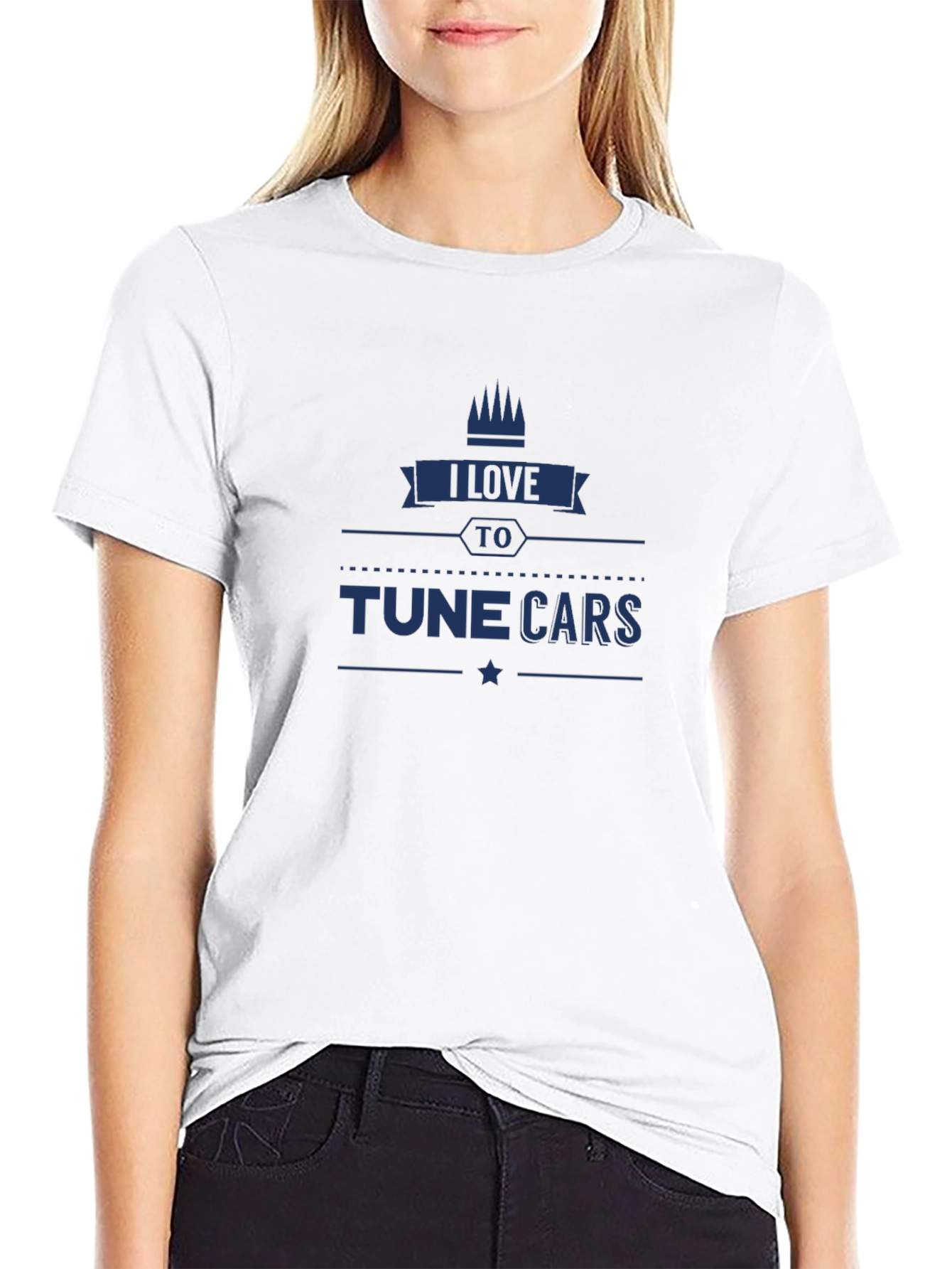 I Love to Tune Cars T-Shirt - Black