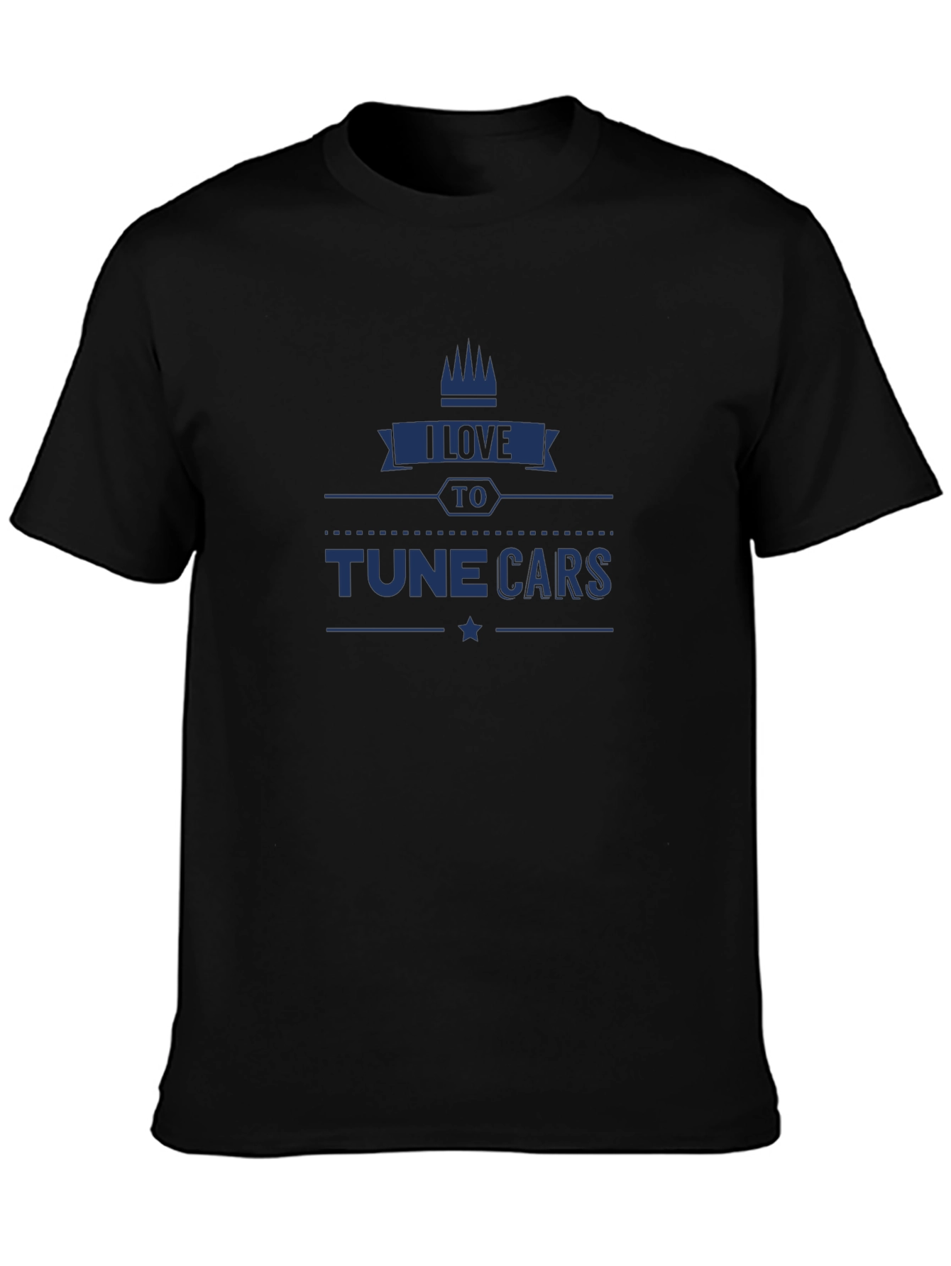I Love to Tune Cars T-Shirt - Black