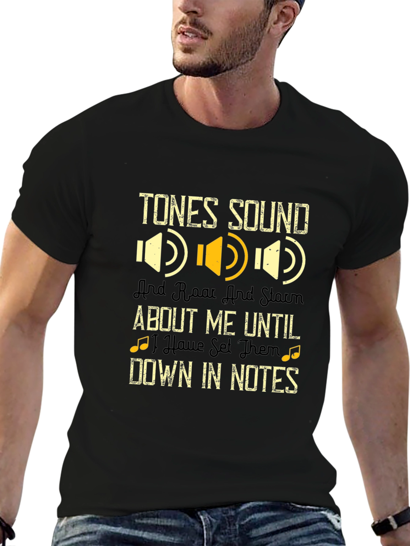 Tones Sound Graphic Tee - Musician T-Shirt