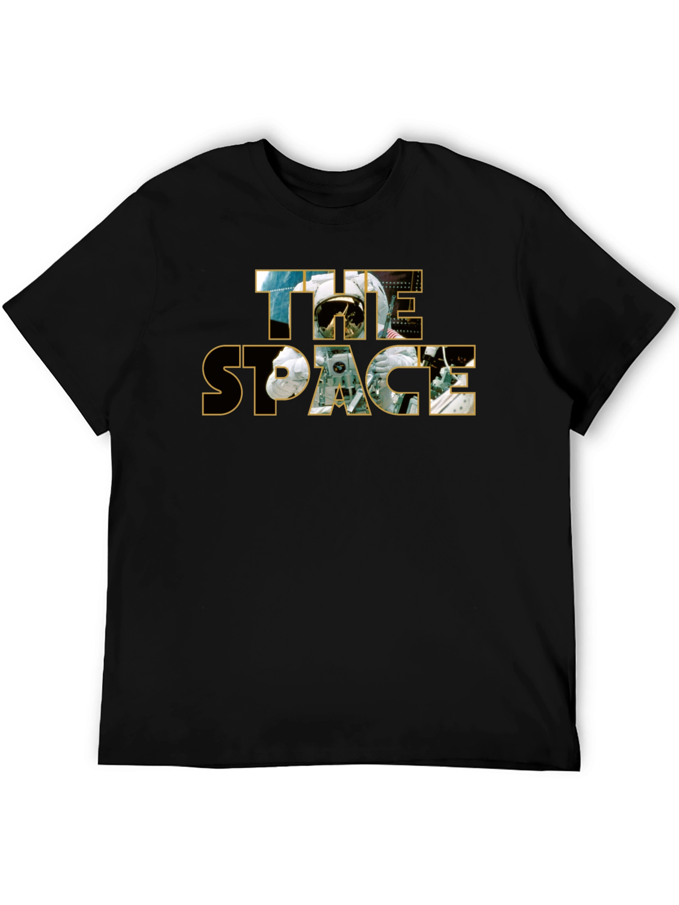 Space Graphic Black T-Shirt