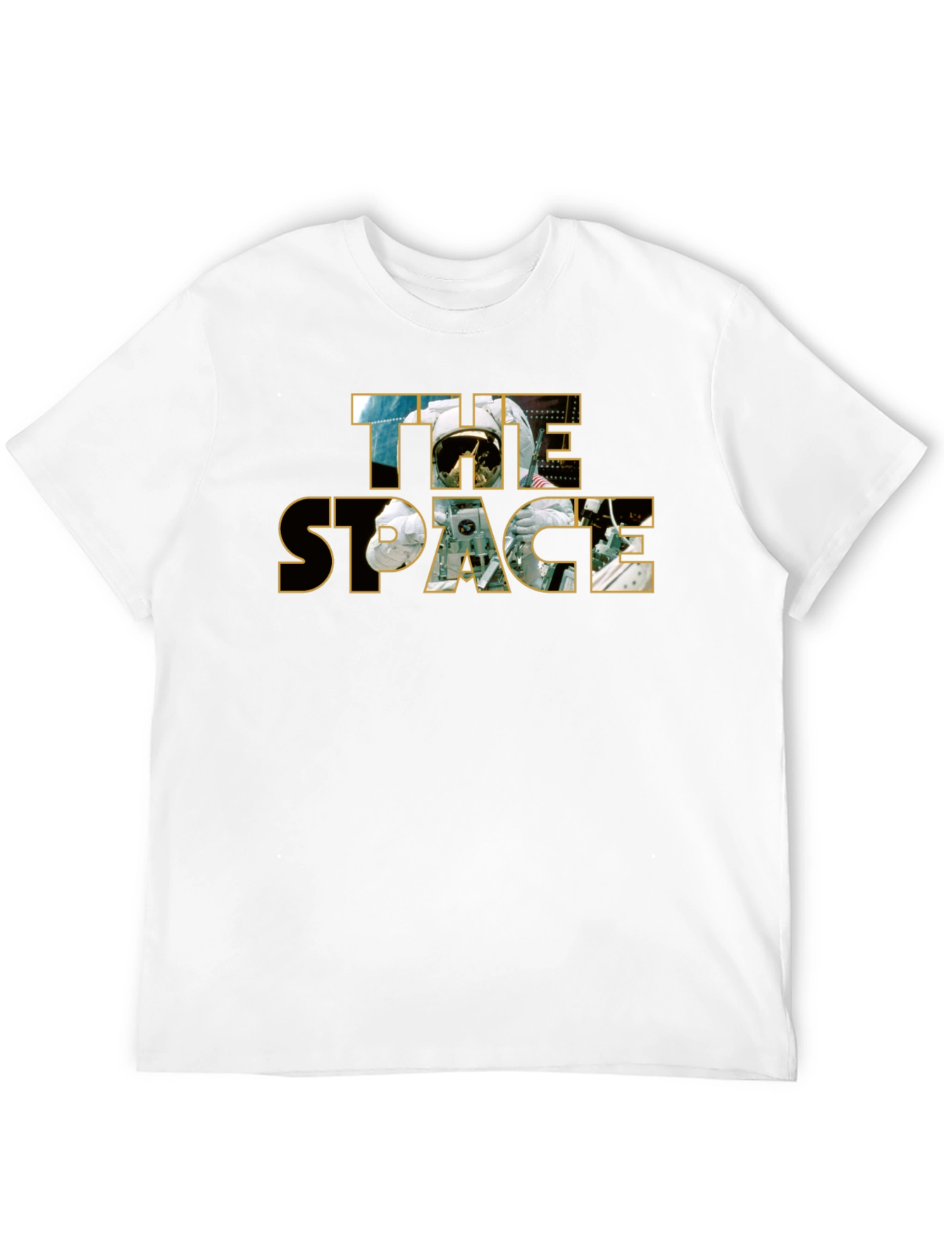 Space Graphic Black T-Shirt