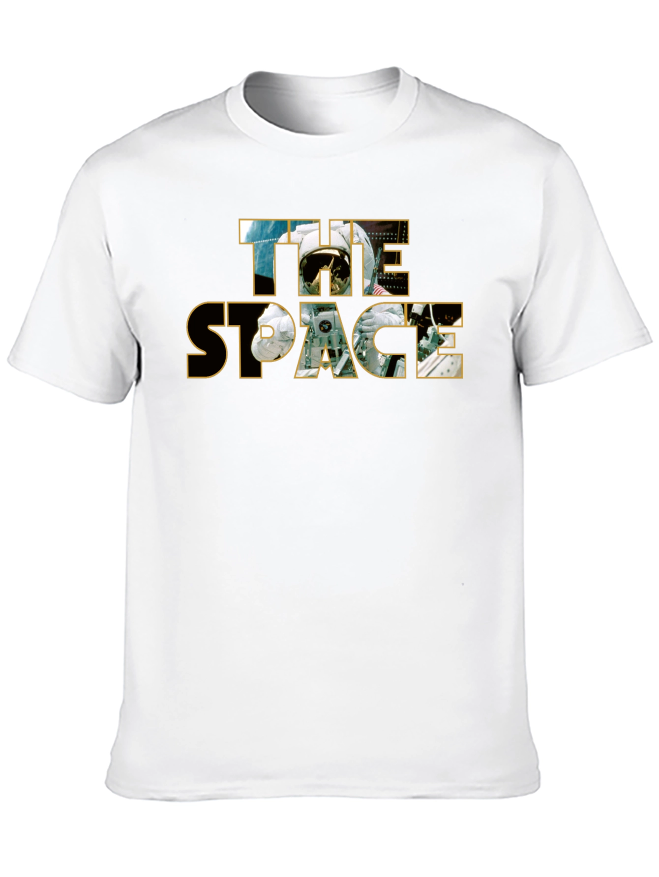 Space Graphic Black T-Shirt