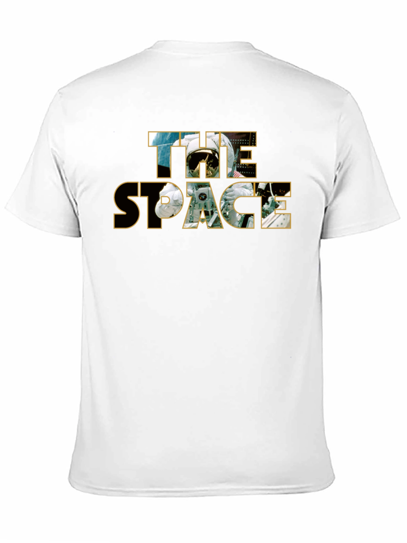 Space Graphic Black T-Shirt