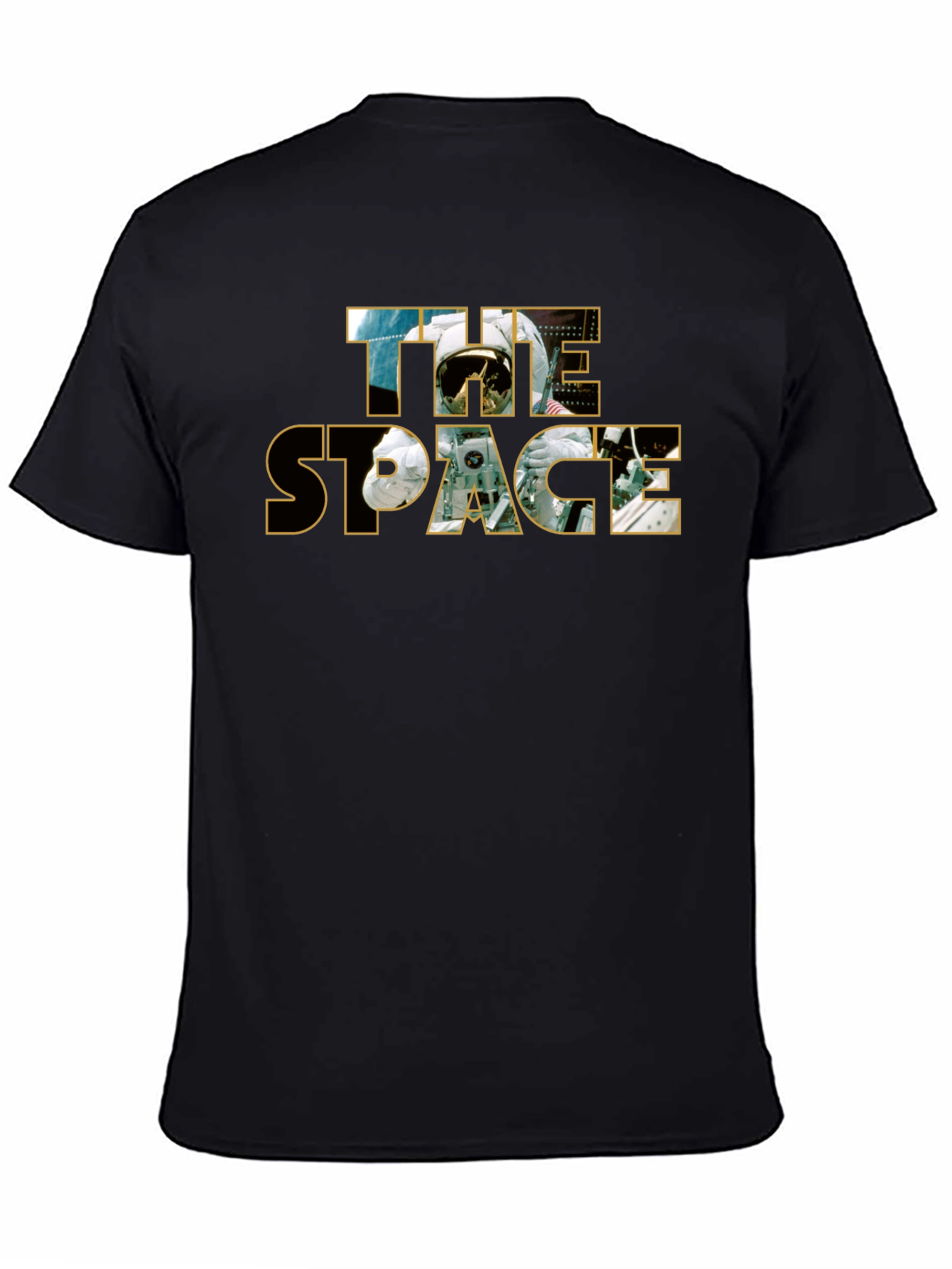 Space Graphic Black T-Shirt