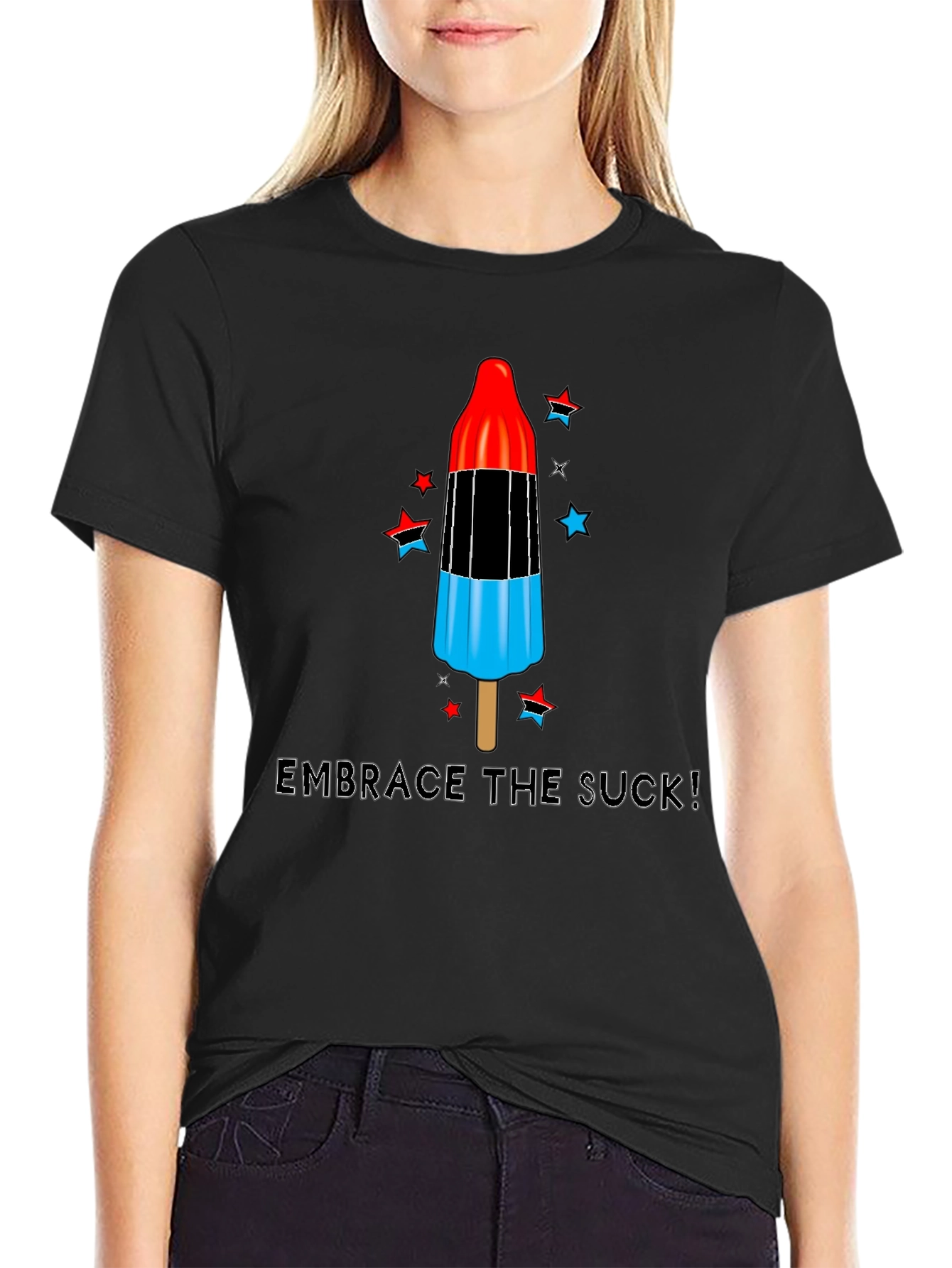 Embrace The Suck Patriotic Popsicle T-Shirt