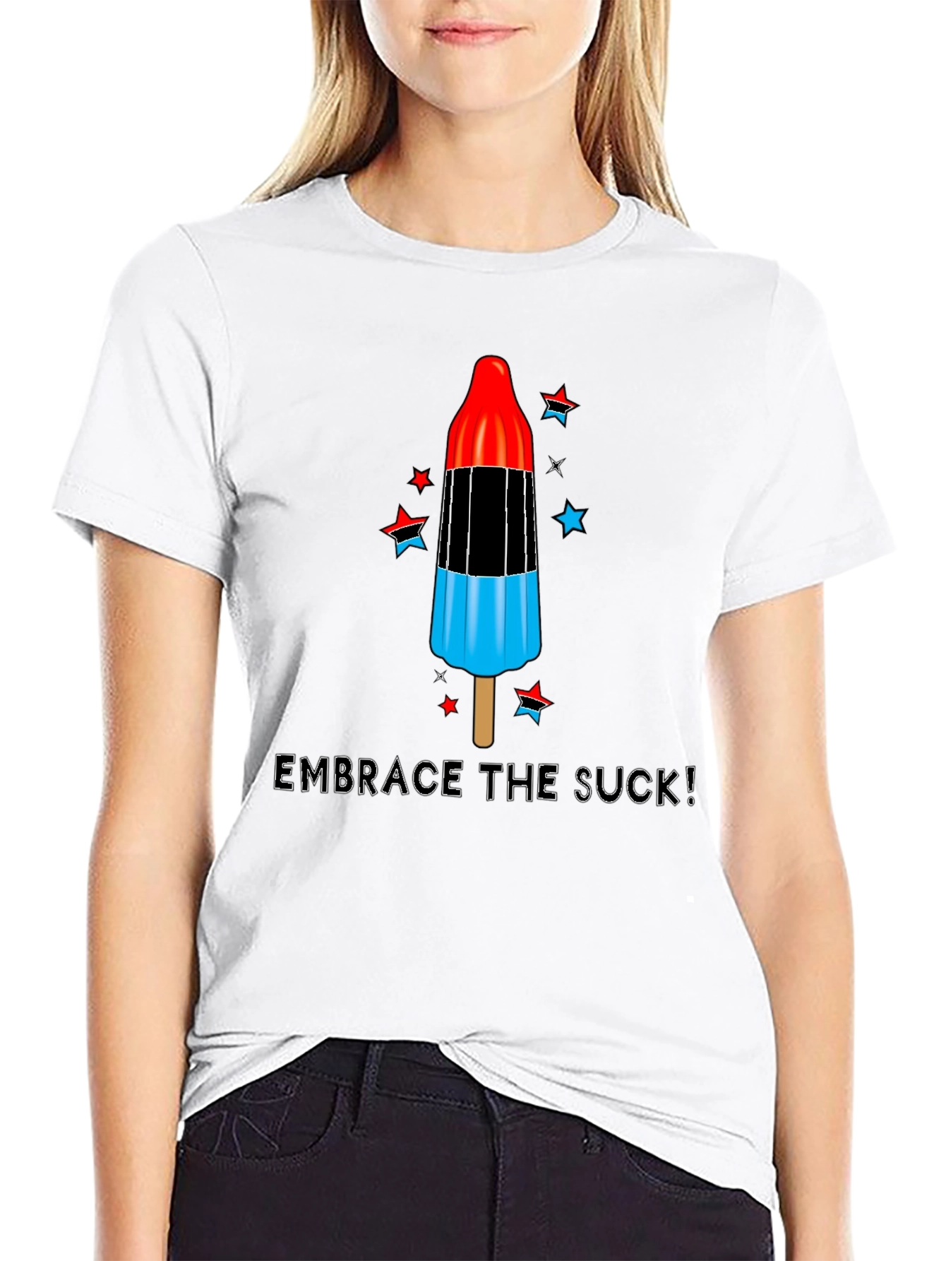 Embrace The Suck Patriotic Popsicle T-Shirt
