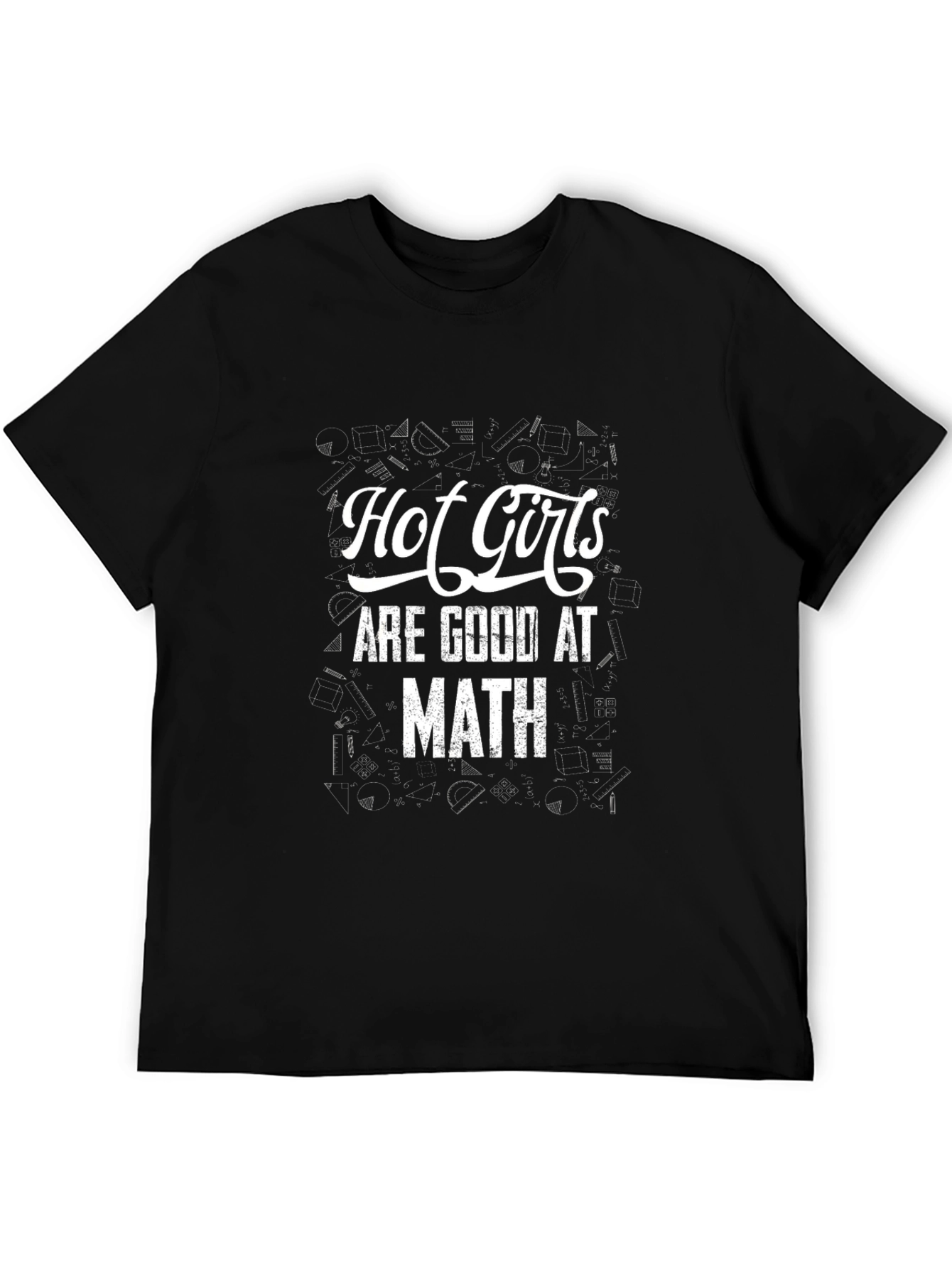 Hot Girls Good at Math Graphic T-Shirt
