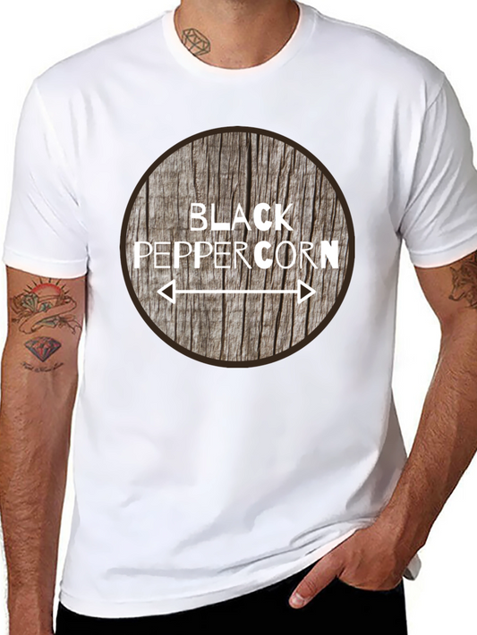 Black Peppercorn Graphic Tee - Novelty T-Shirt