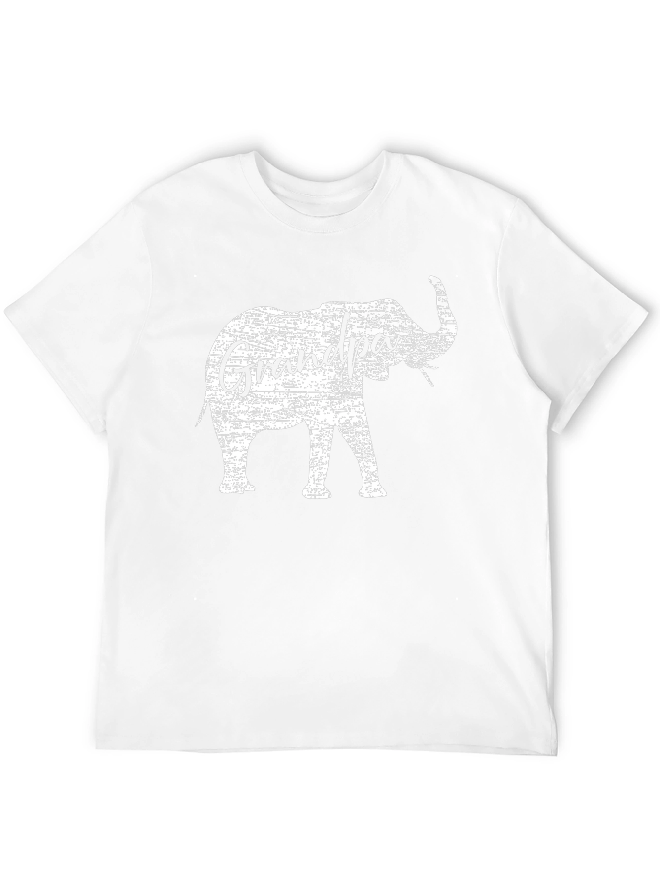 Grandpa Elephant Graphic Tee - Black