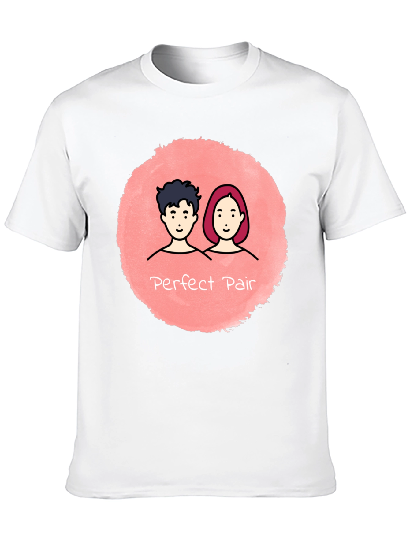 Perfect Pair Graphic Tee - Cute Couple T-Shirt