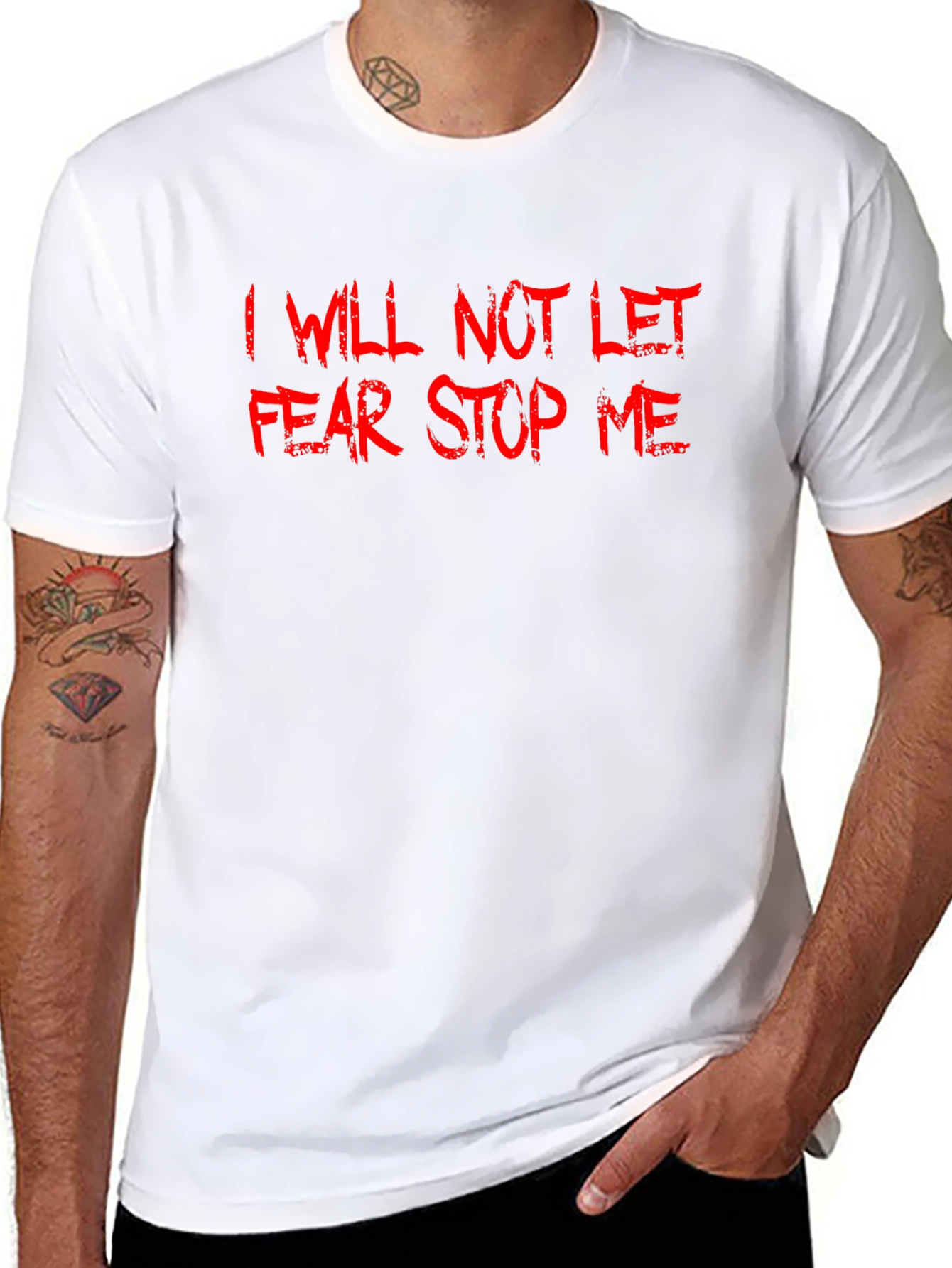 Fearless Motivational Graphic T-Shirt