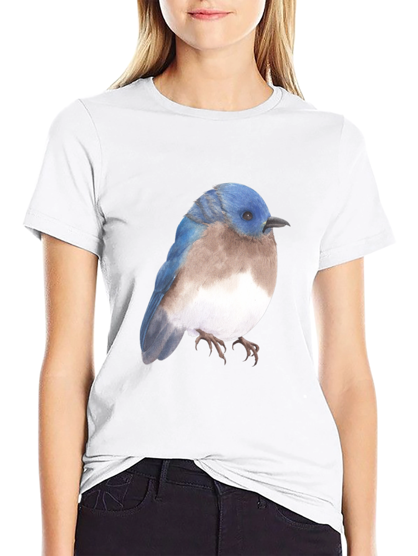Bluebird Graphic Tee - Nature Inspired T-Shirt