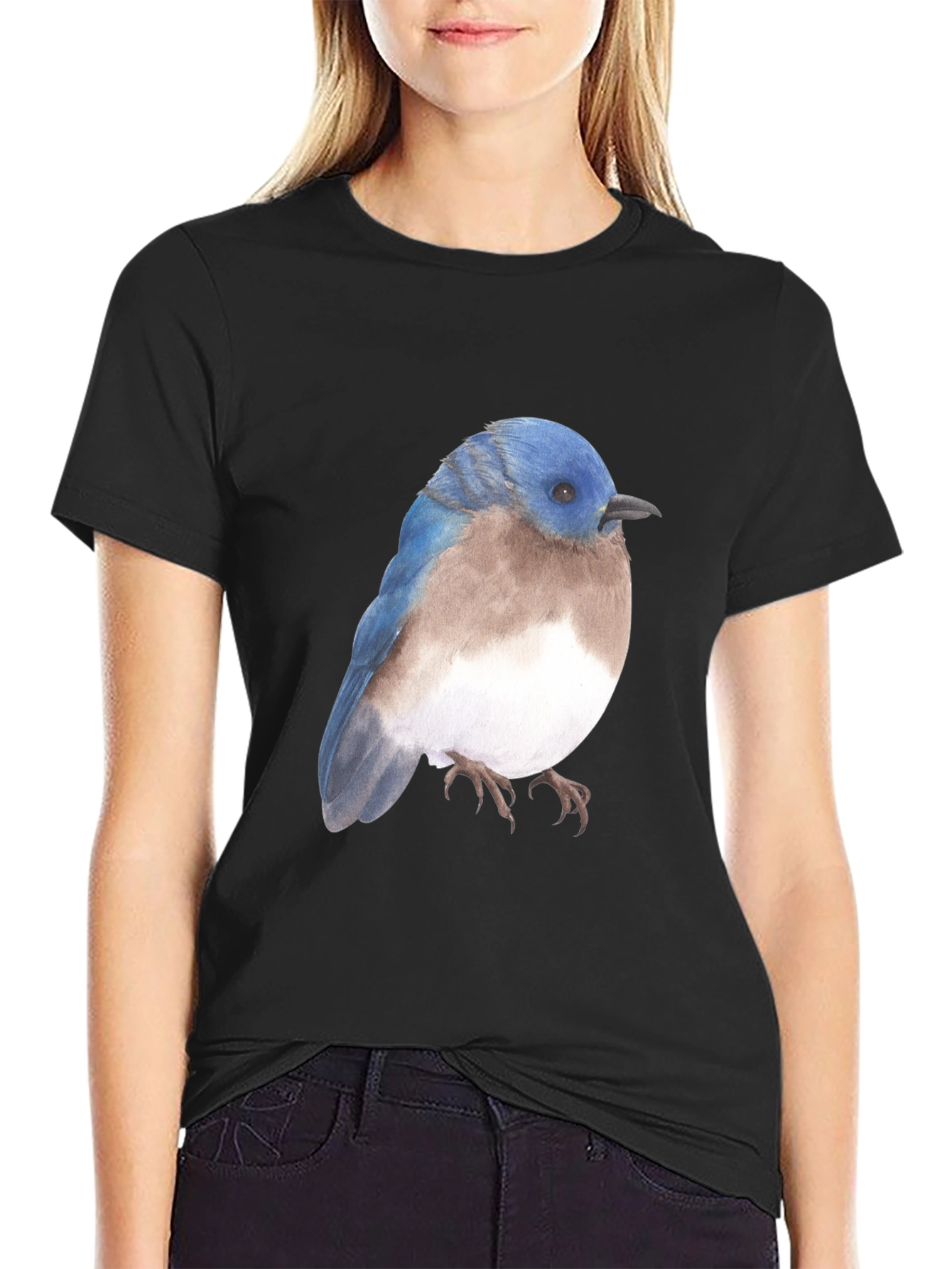 Bluebird Graphic Tee - Nature Inspired T-Shirt
