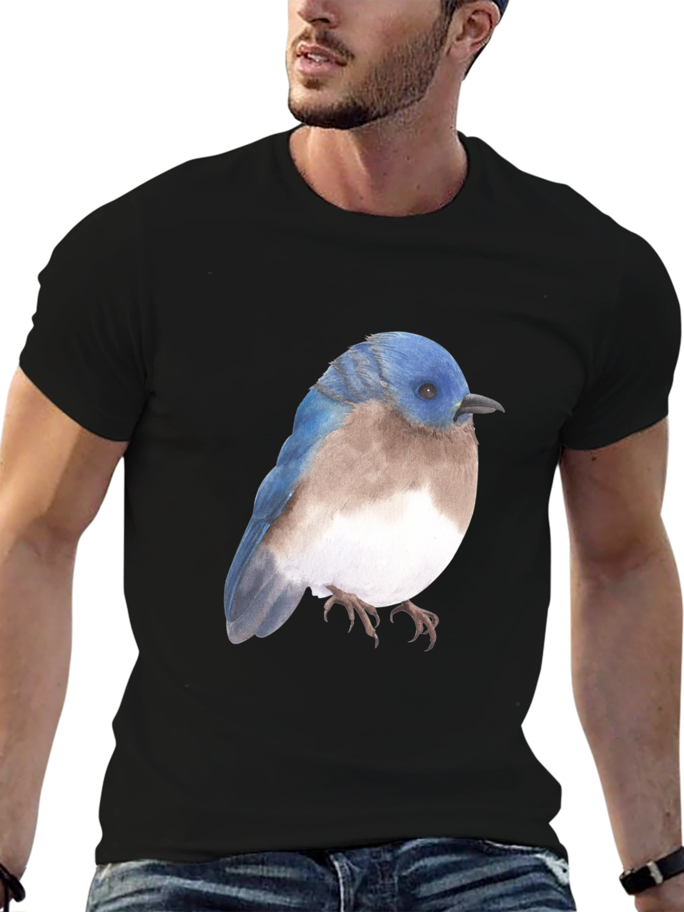 Bluebird Graphic Tee - Nature Inspired T-Shirt