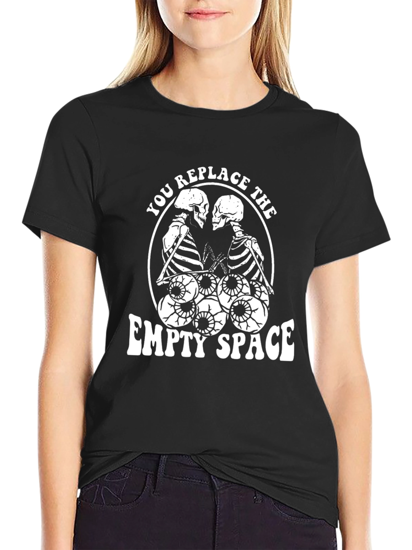 You Replace The Empty Space Skeleton T-Shirt