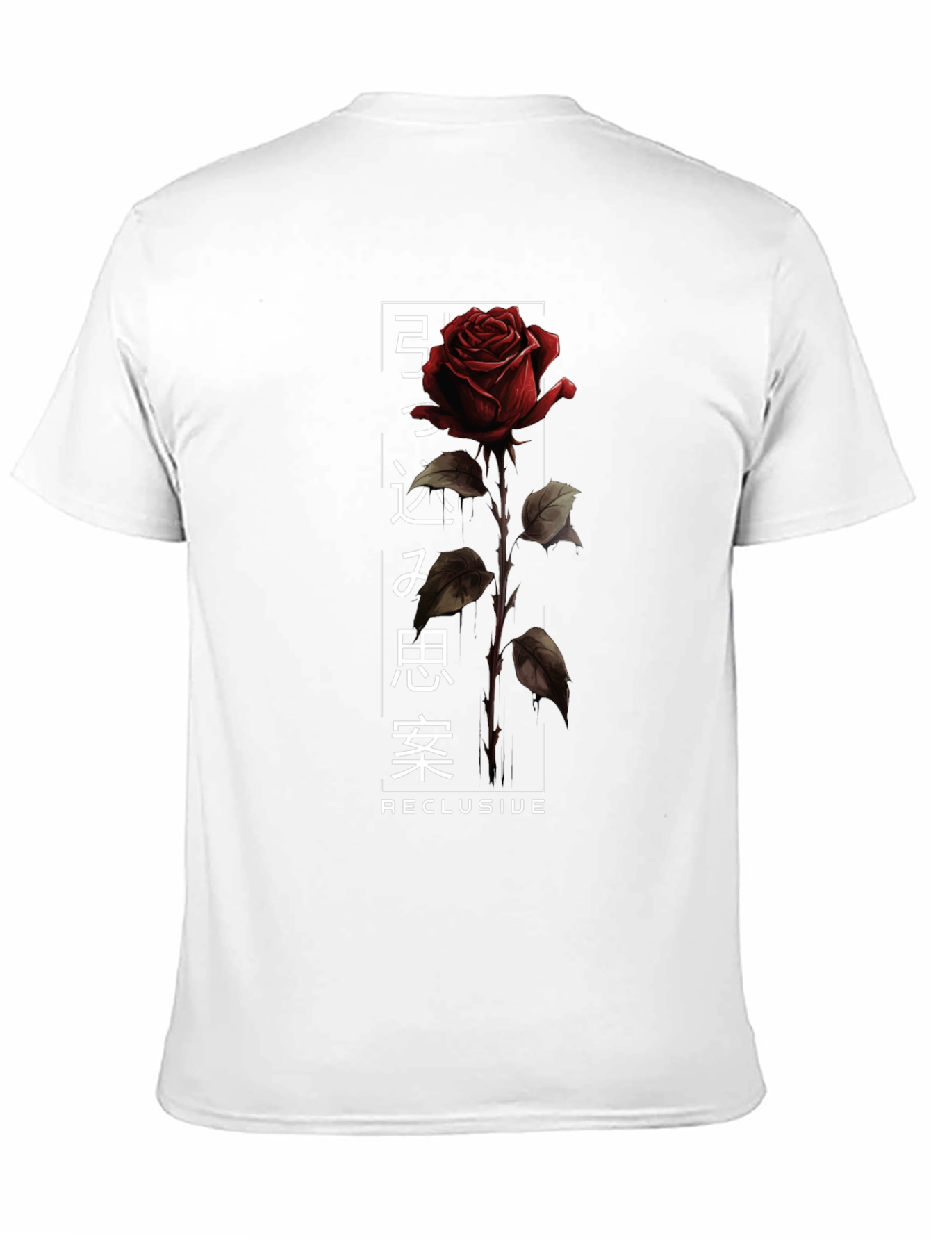 Rose Graphic Print Tee - Reclusive Style