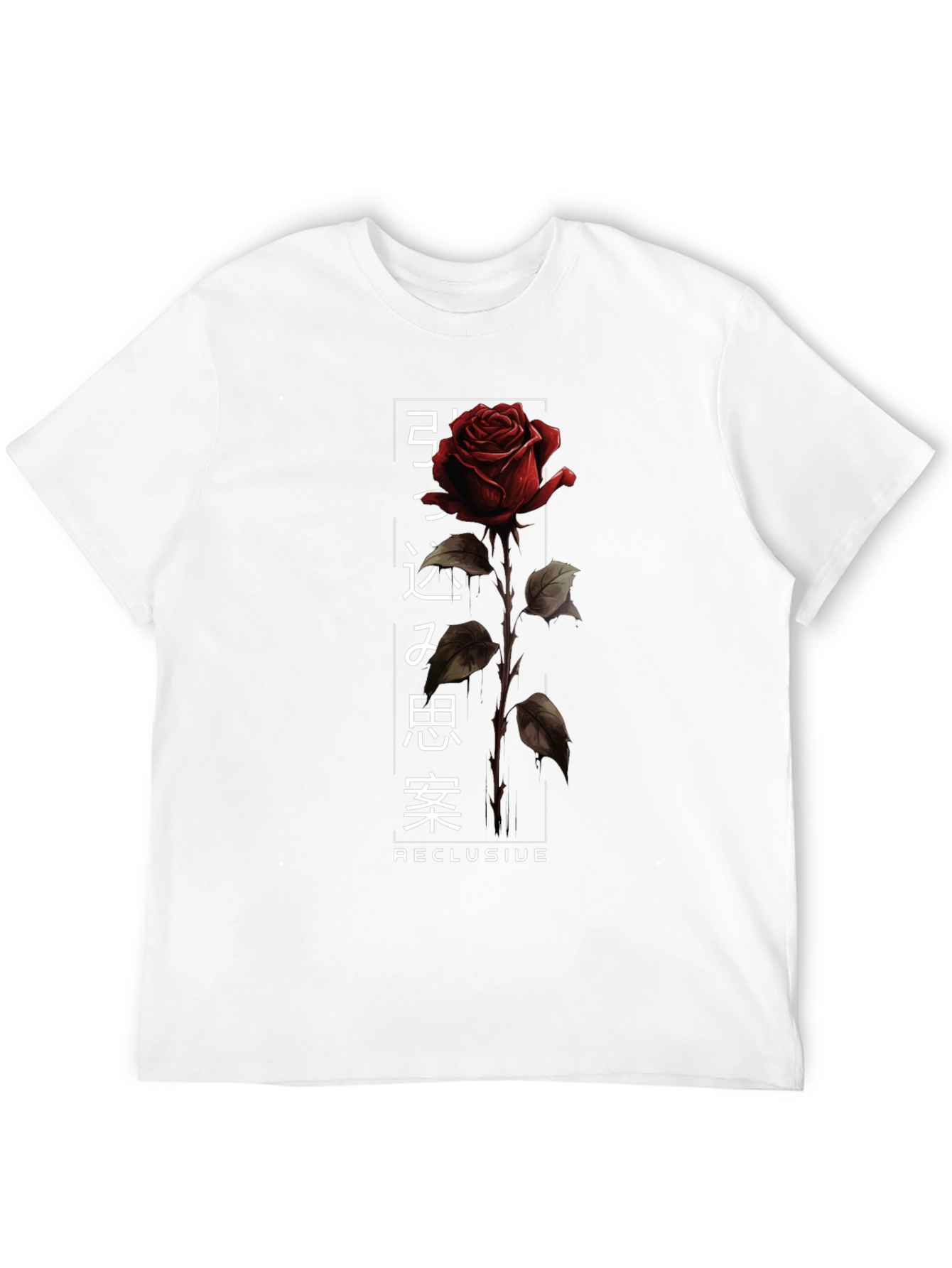 Rose Graphic Print Tee - Reclusive Style