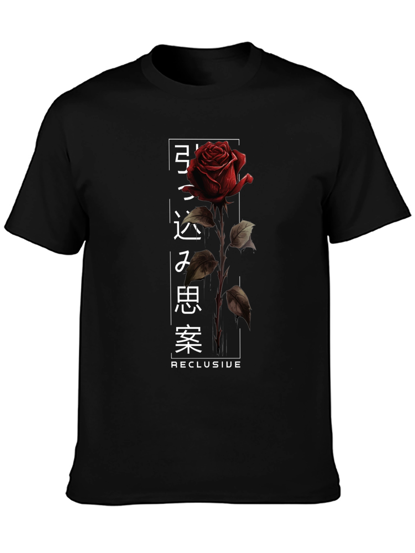 Rose Graphic Print Tee - Reclusive Style