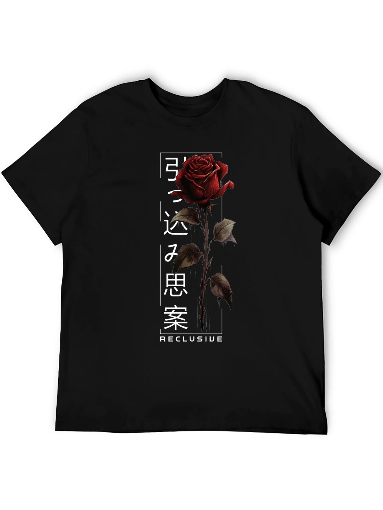 Rose Graphic Print Tee - Reclusive Style