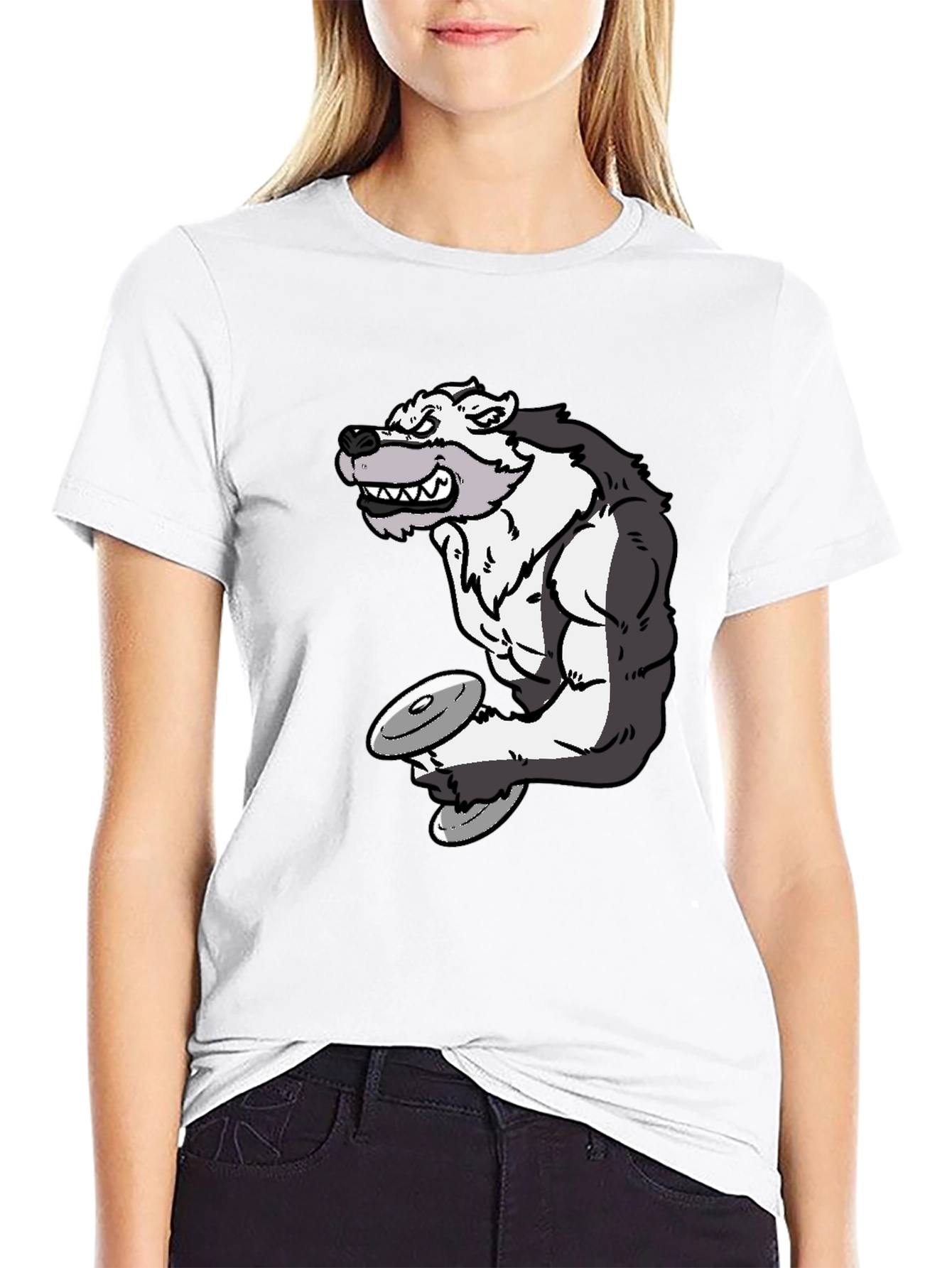 Wolf Gym Black T-Shirt
