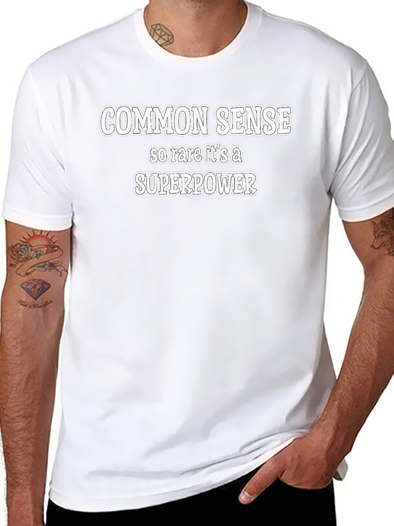 Common Sense Superpower Graphic Tee